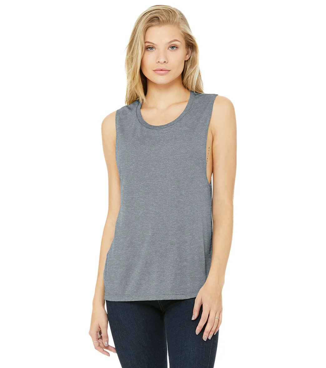 Bella + Canvas Women’s Flowy Scoop Muscle Tank - Image 60