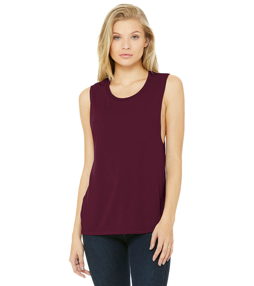 Bella + Canvas Women’s Flowy Scoop Muscle Tank - Image 68