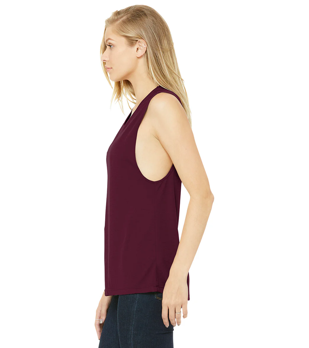 Bella + Canvas Women’s Flowy Scoop Muscle Tank - Image 69