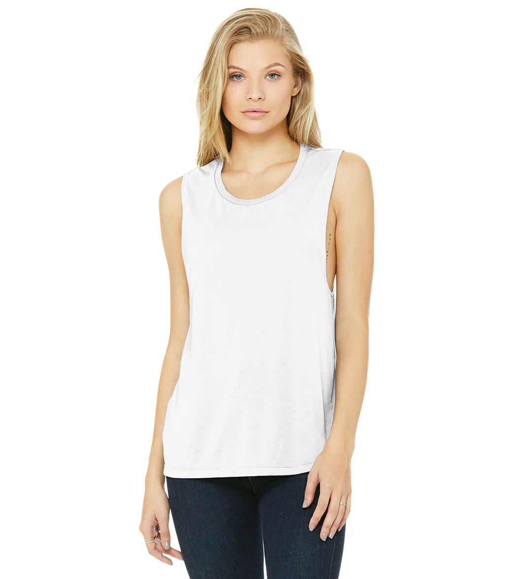 Bella + Canvas Women’s Flowy Scoop Muscle Tank - Image 84