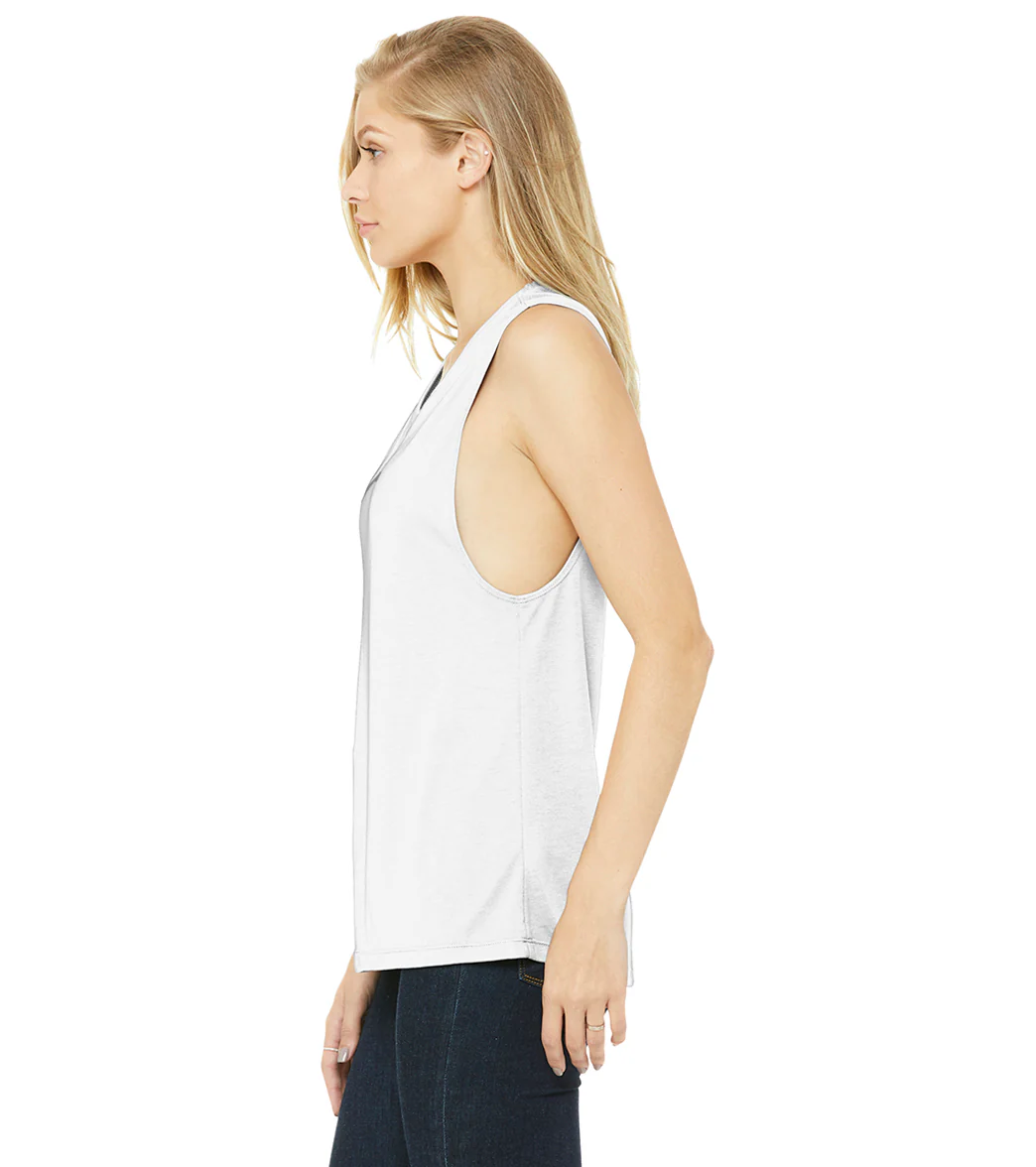 Bella + Canvas Women’s Flowy Scoop Muscle Tank - Image 85