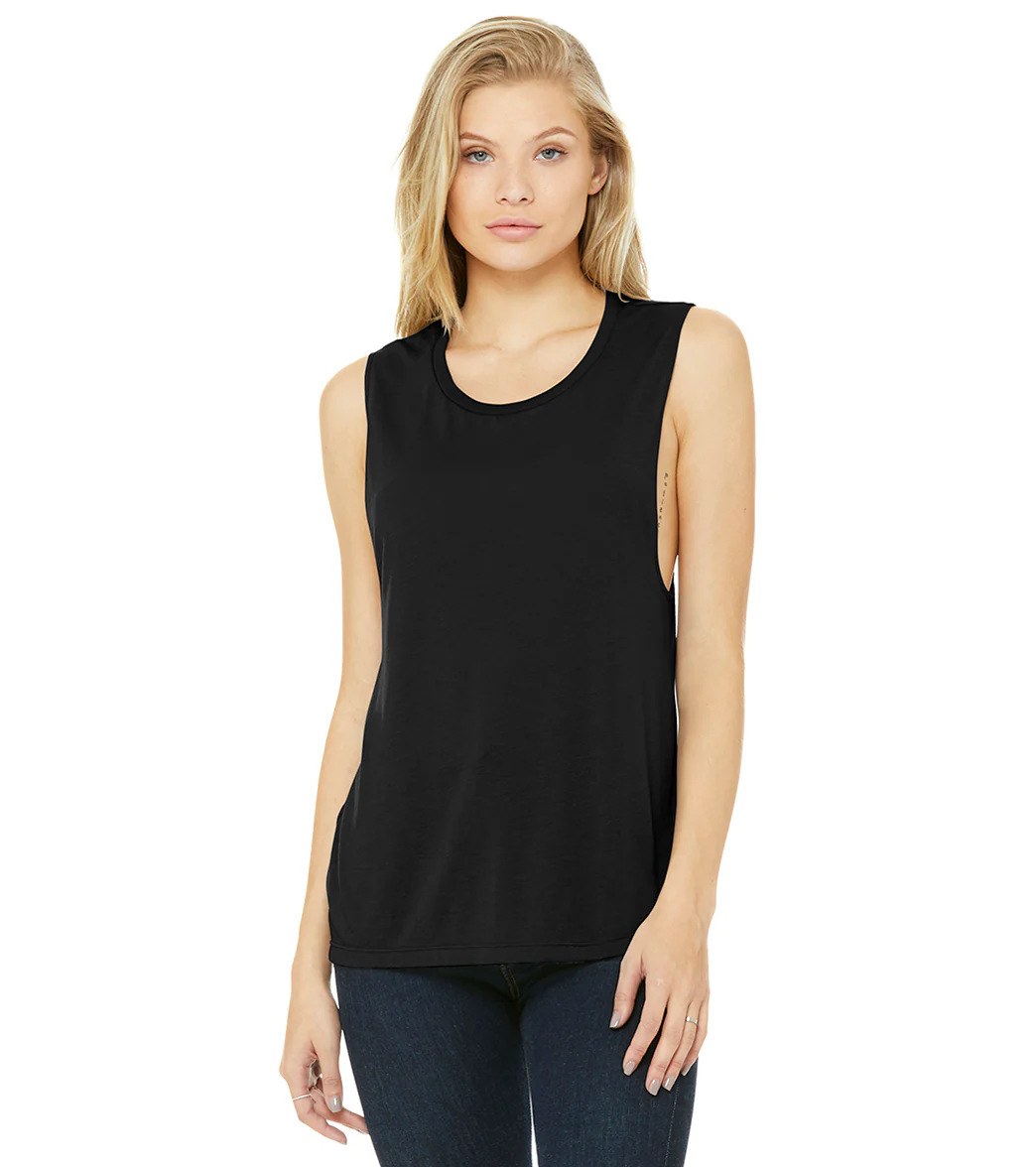 Bella + Canvas Women’s Flowy Scoop Muscle Tank - Image 92