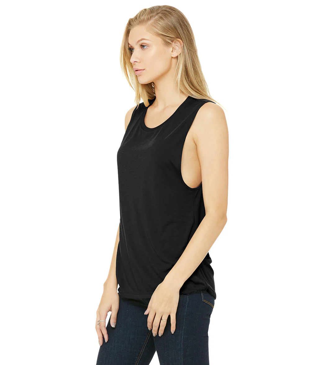 Bella + Canvas Women’s Flowy Scoop Muscle Tank - Image 95
