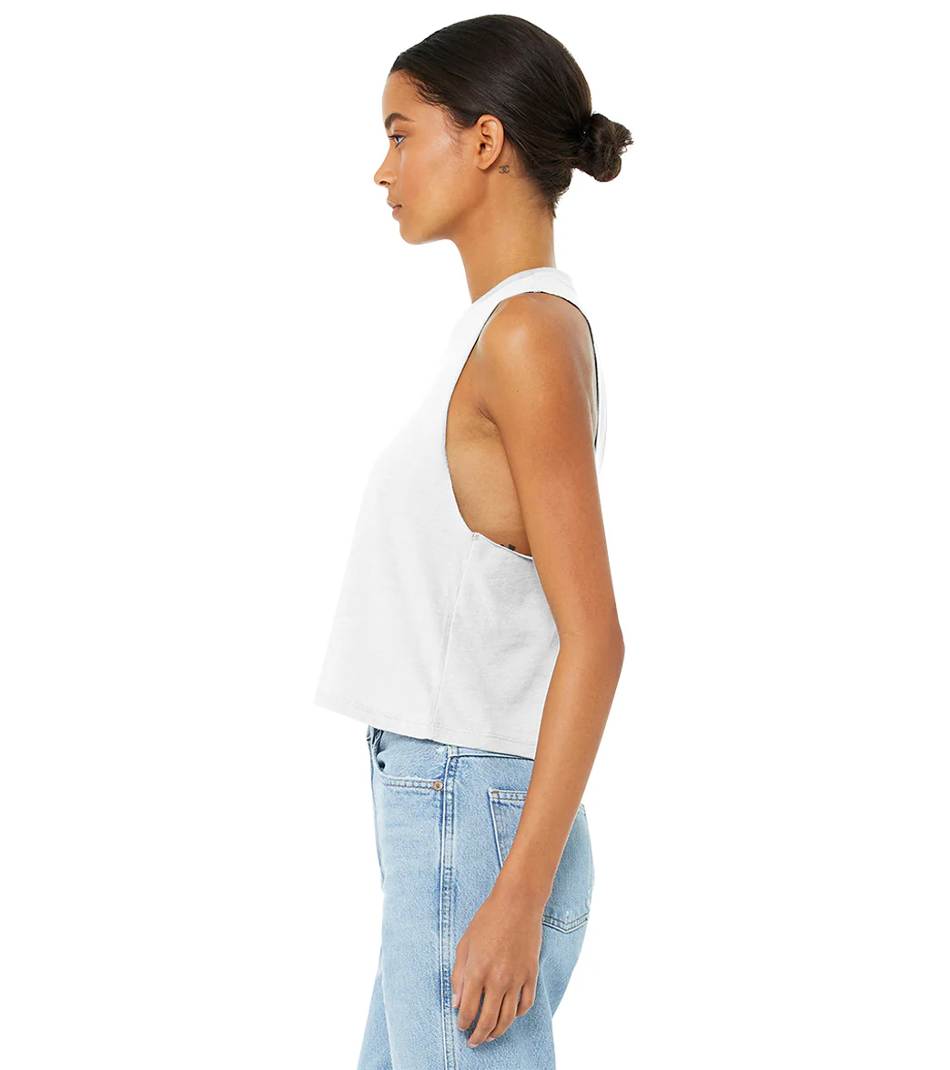 Bella + Canvas Women’s Racerback Cropped Tank - Image 12