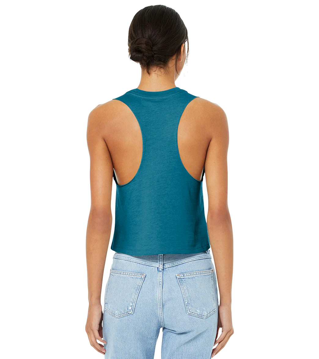 Bella + Canvas Women’s Racerback Cropped Tank - Image 21