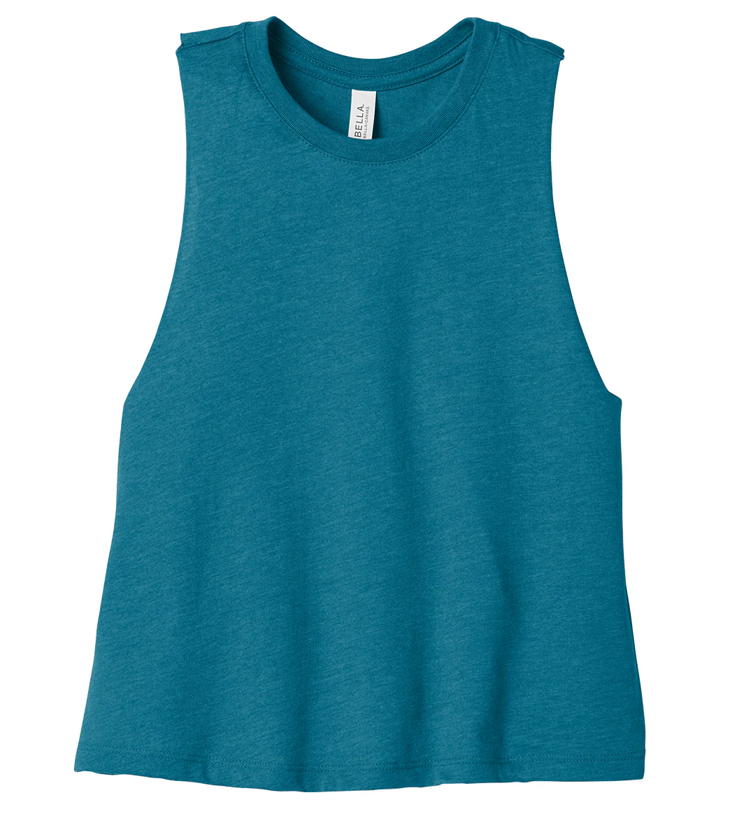 Bella + Canvas Women’s Racerback Cropped Tank - Image 24
