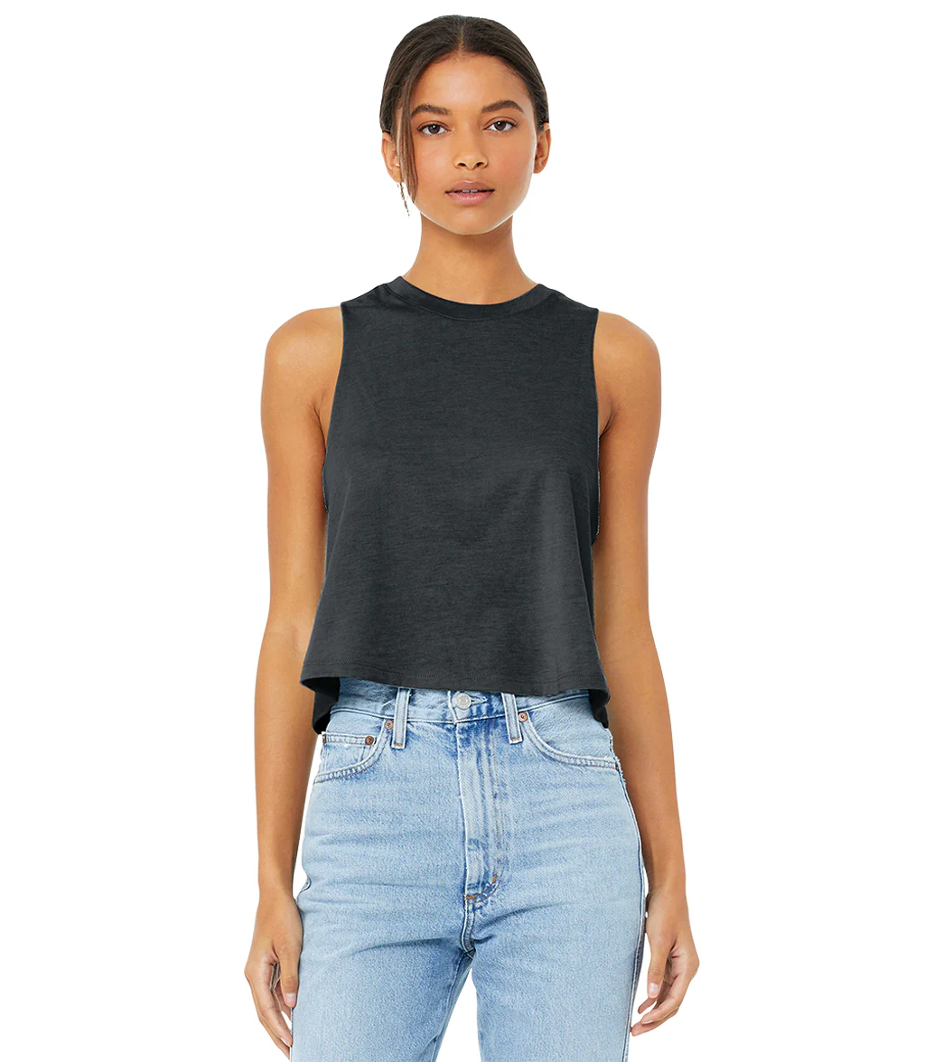 Bella + Canvas Women’s Racerback Cropped Tank - Image 27