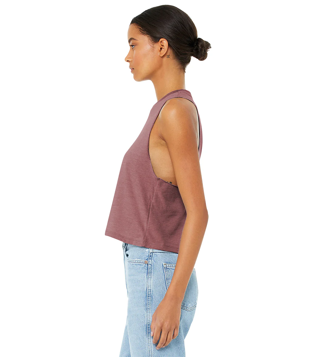Bella + Canvas Women’s Racerback Cropped Tank - Image 36