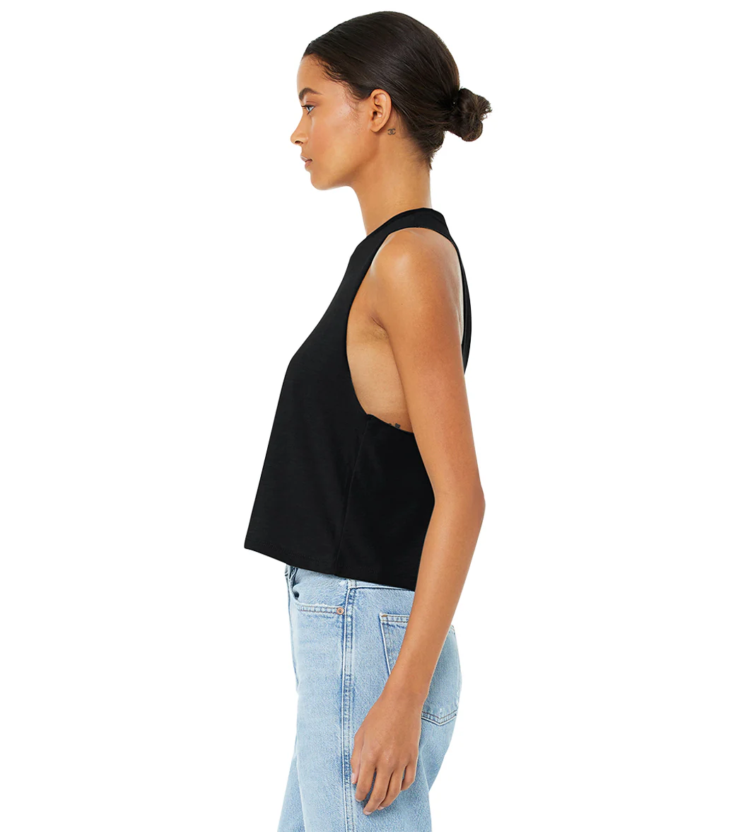 Bella + Canvas Women’s Racerback Cropped Tank - Image 4