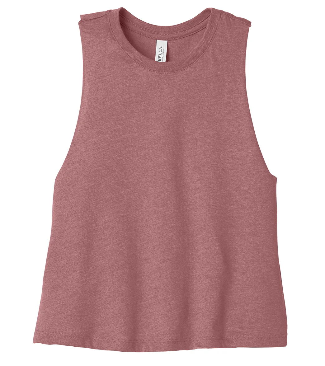 Bella + Canvas Women’s Racerback Cropped Tank - Image 40