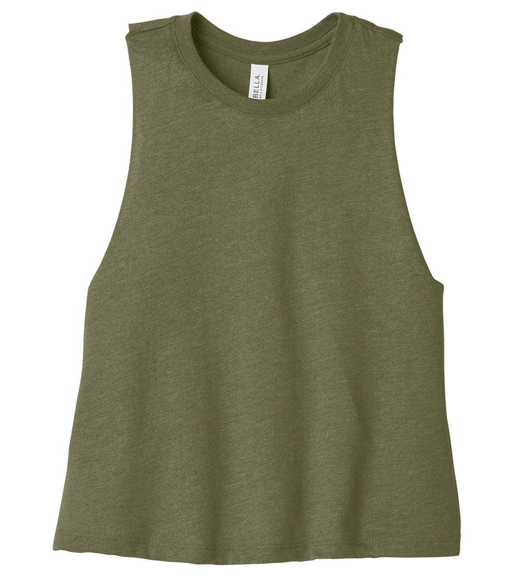 Bella + Canvas Women’s Racerback Cropped Tank - Image 41