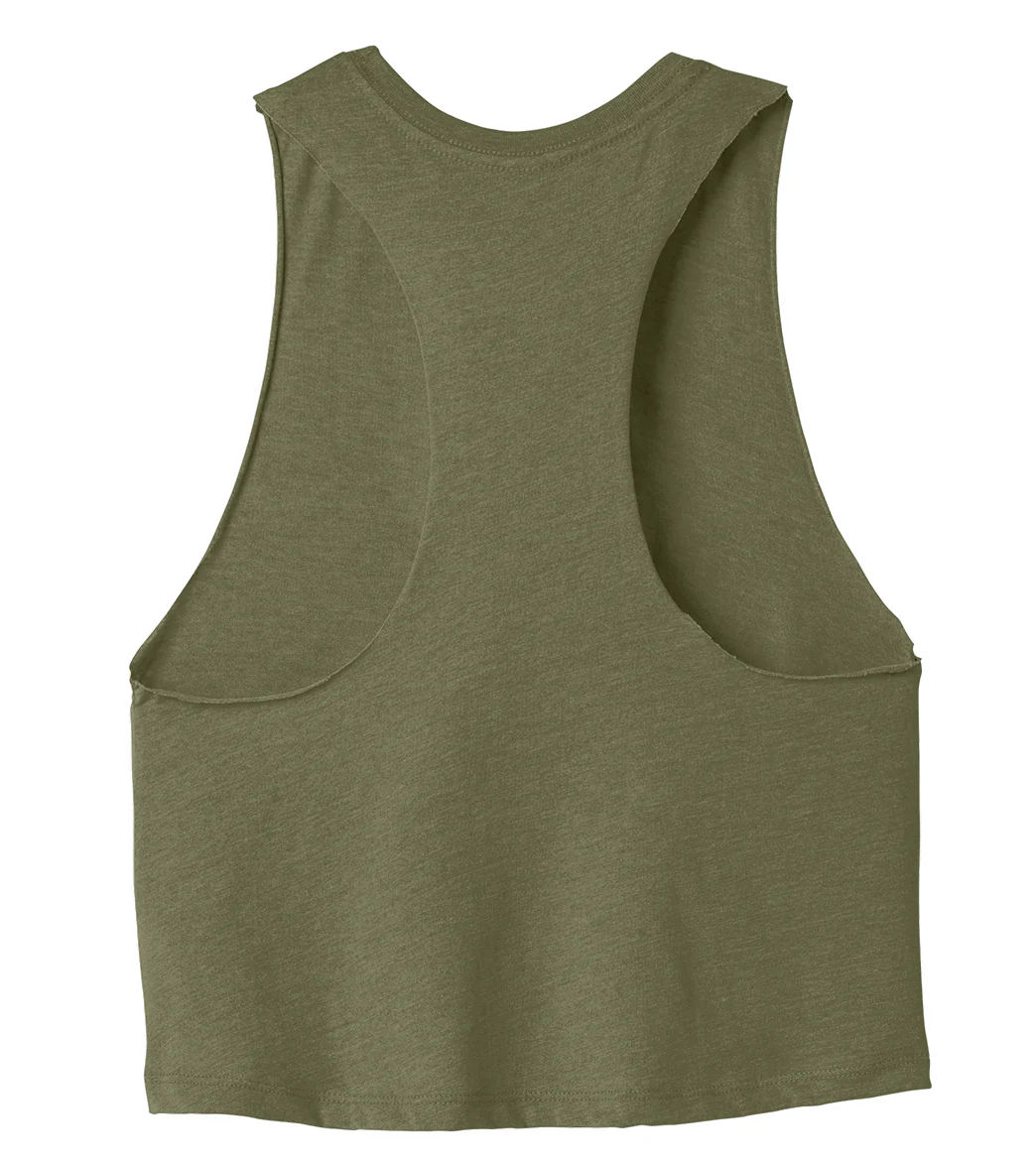 Bella + Canvas Women’s Racerback Cropped Tank - Image 42