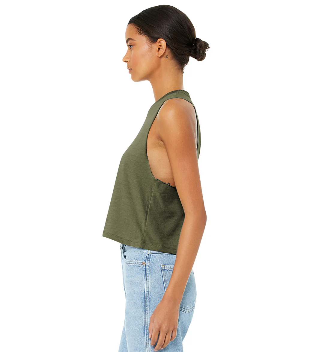 Bella + Canvas Women’s Racerback Cropped Tank - Image 44