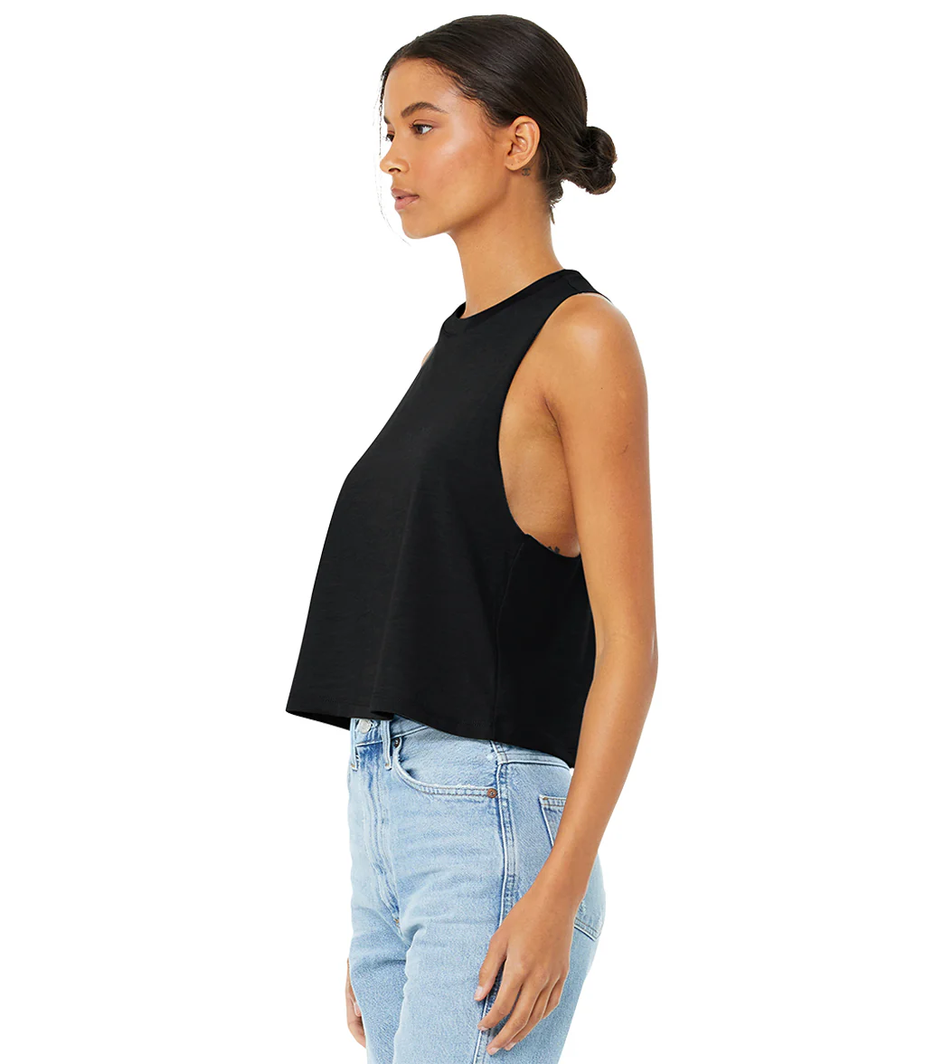Bella + Canvas Women’s Racerback Cropped Tank - Image 6