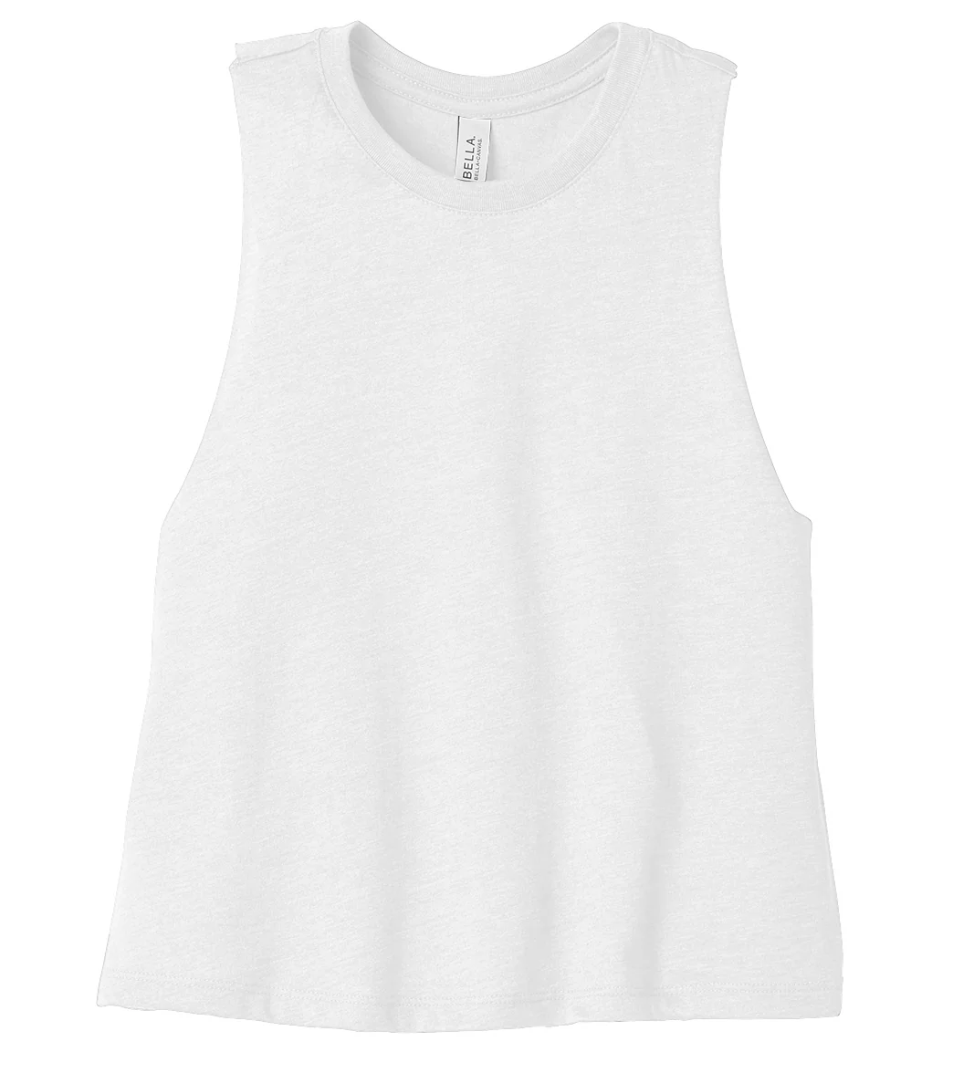 Bella + Canvas Women’s Racerback Cropped Tank - Image 9