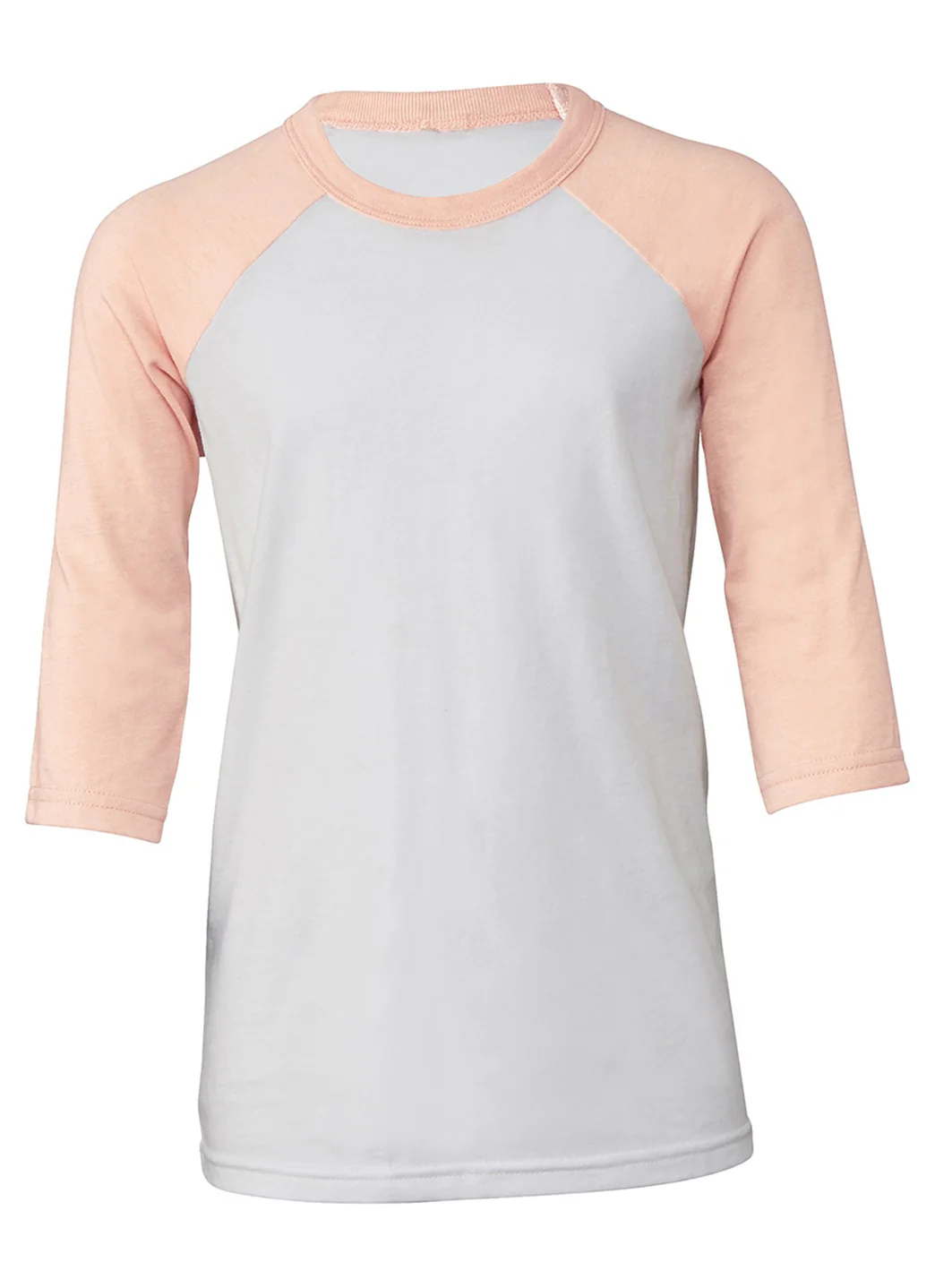 Bella + Canvas Youth 3/4-Sleeve Baseball T-Shirt - Image 16
