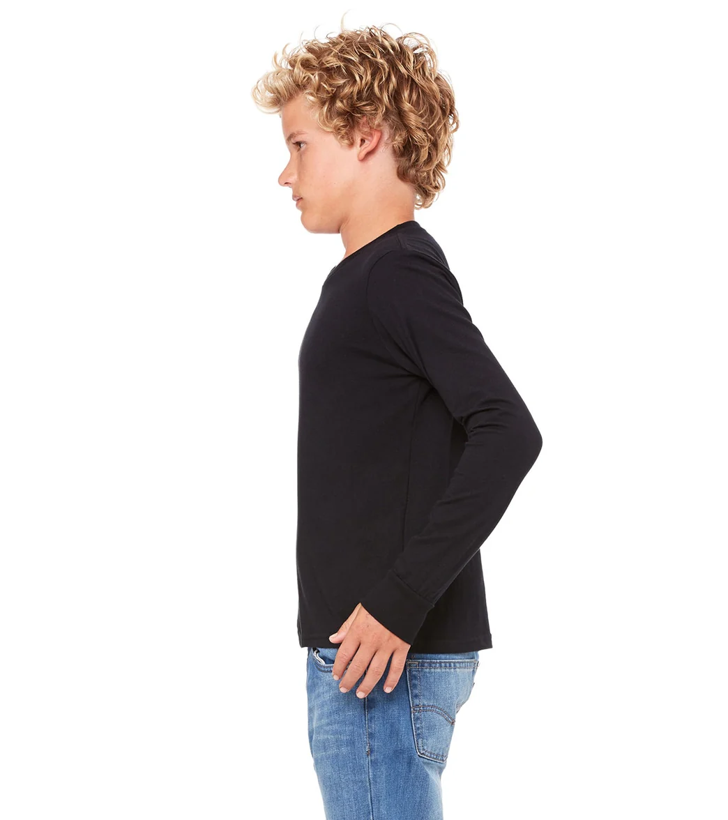 Bella + Canvas Youth Jersey Long Sleeve T-Shirt - Image 103