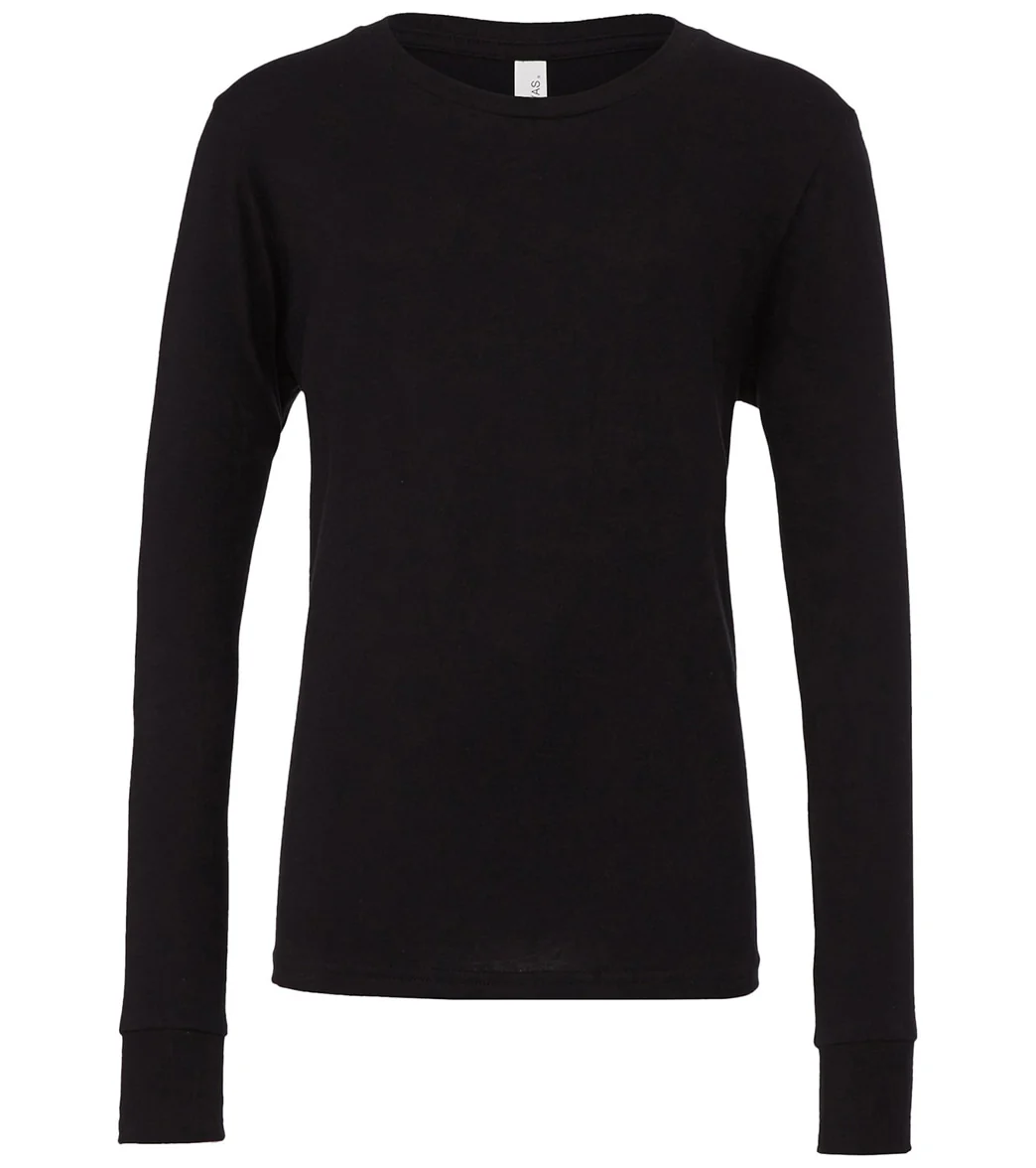 Bella + Canvas Youth Jersey Long Sleeve T-Shirt - Image 105