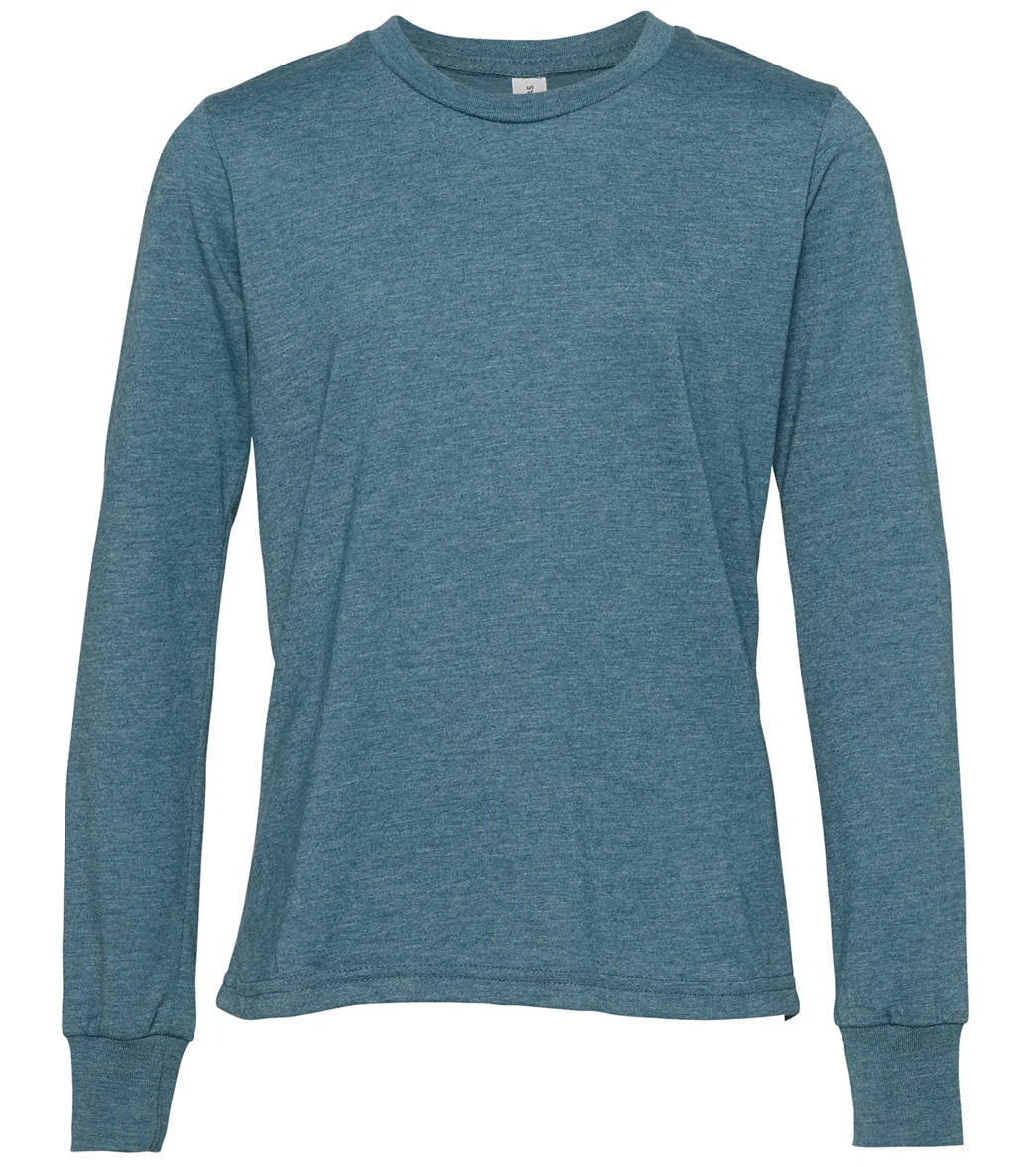 Bella + Canvas Youth Jersey Long Sleeve T-Shirt - Image 25