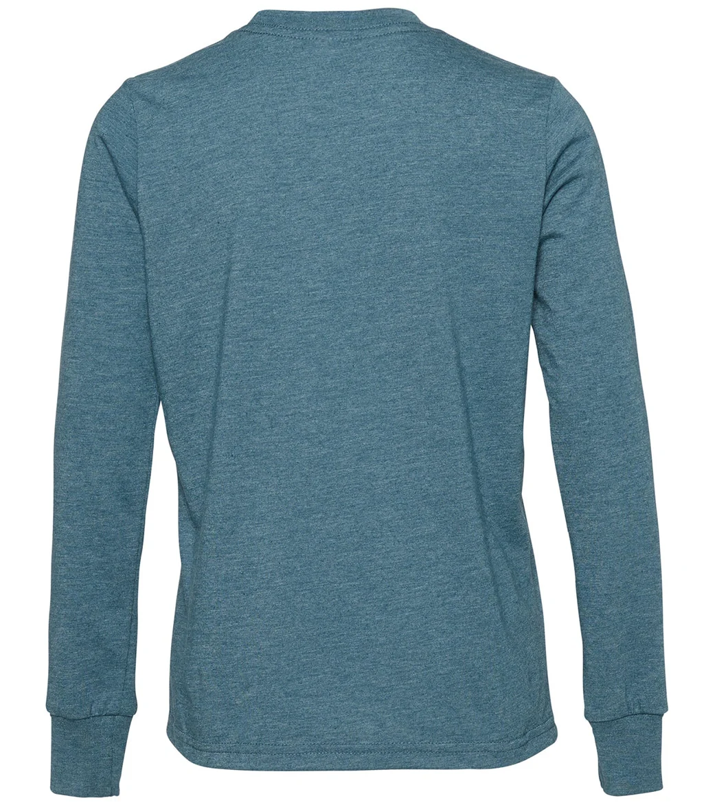 Bella + Canvas Youth Jersey Long Sleeve T-Shirt - Image 27