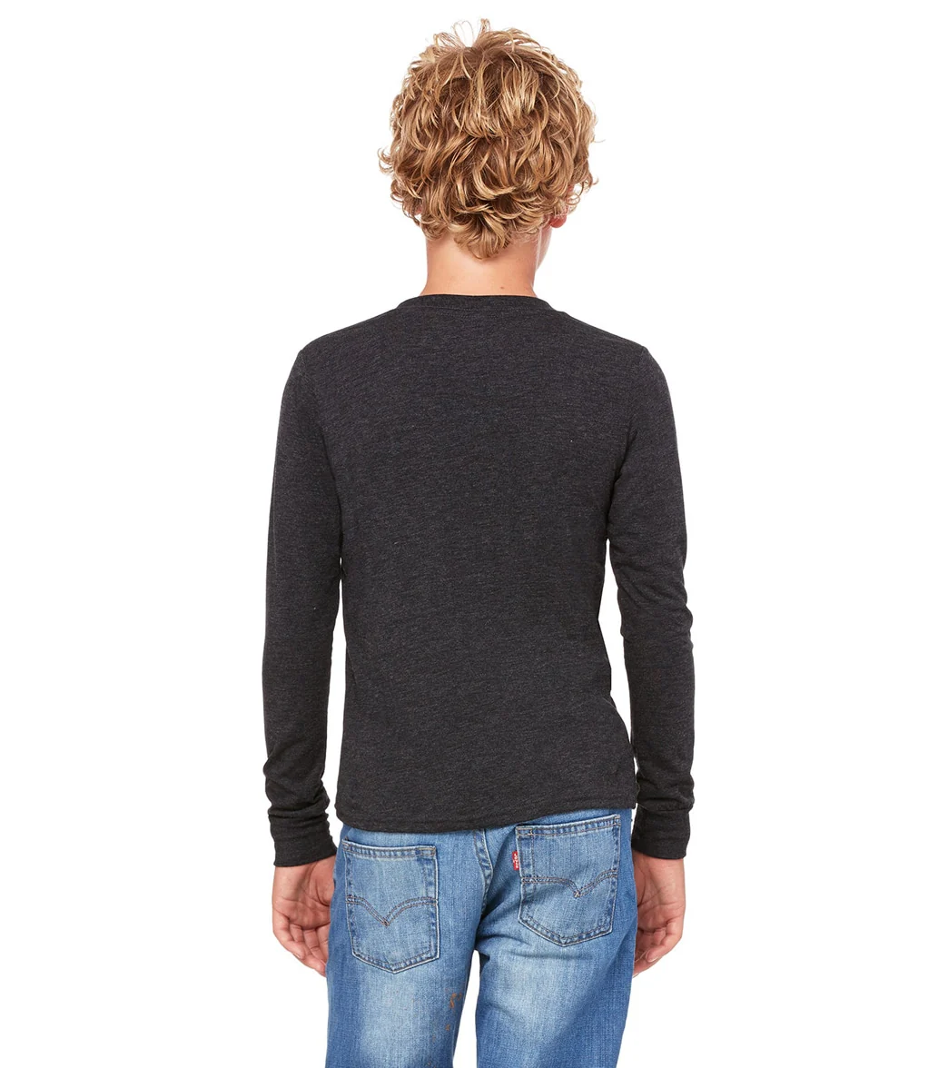 Bella + Canvas Youth Jersey Long Sleeve T-Shirt - Image 32
