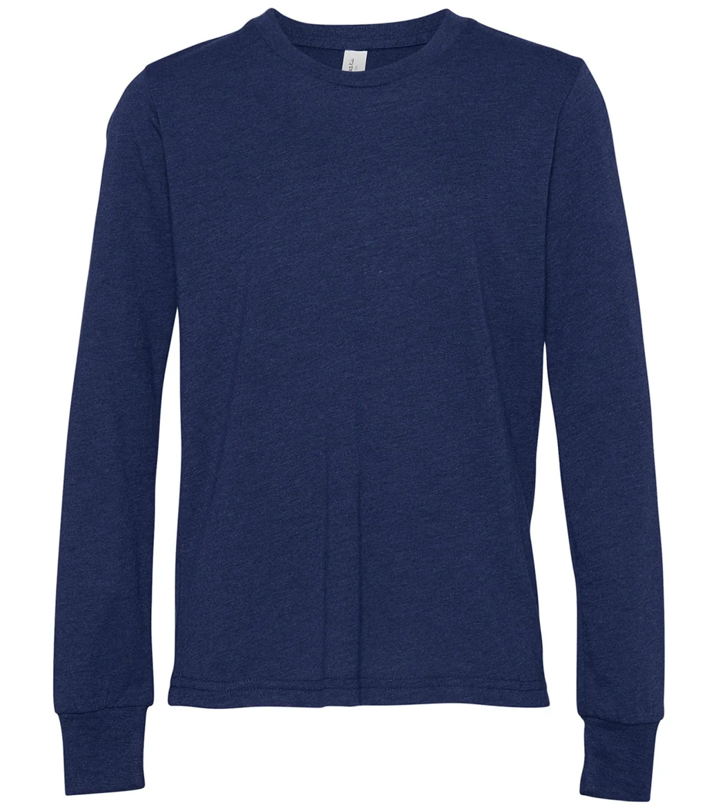 Bella + Canvas Youth Jersey Long Sleeve T-Shirt - Image 41