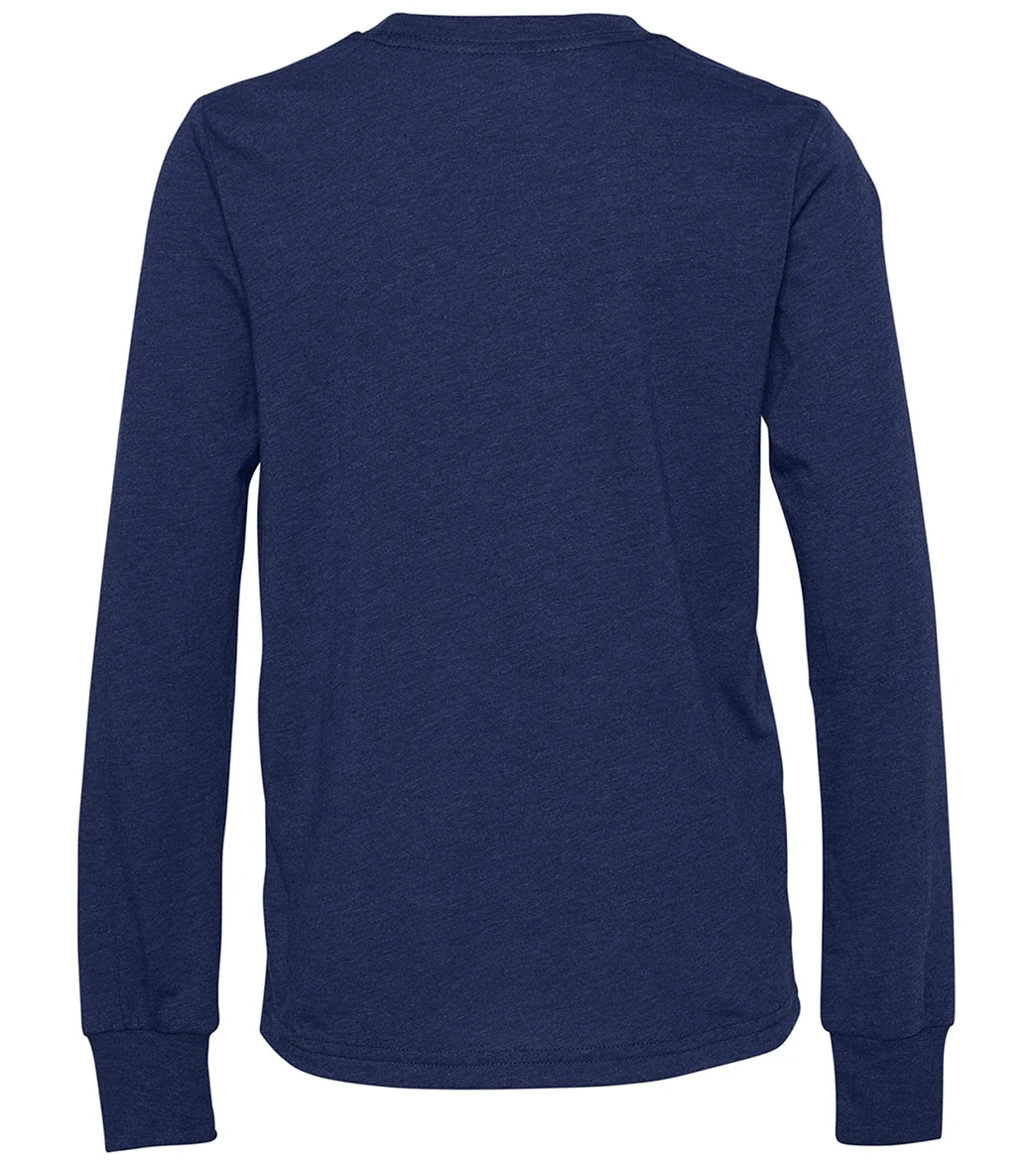Bella + Canvas Youth Jersey Long Sleeve T-Shirt - Image 43