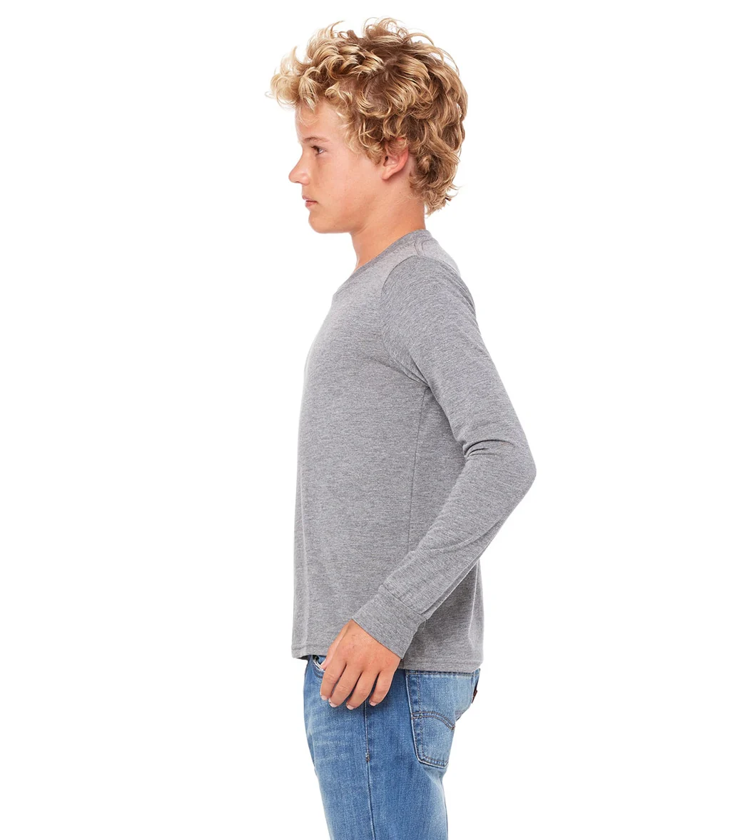 Bella + Canvas Youth Jersey Long Sleeve T-Shirt - Image 52