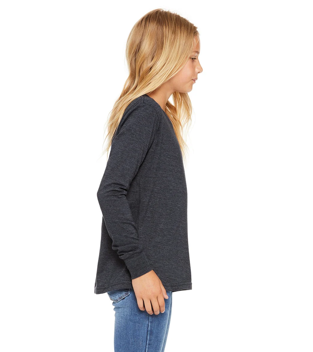 Bella + Canvas Youth Jersey Long Sleeve T-Shirt - Image 57