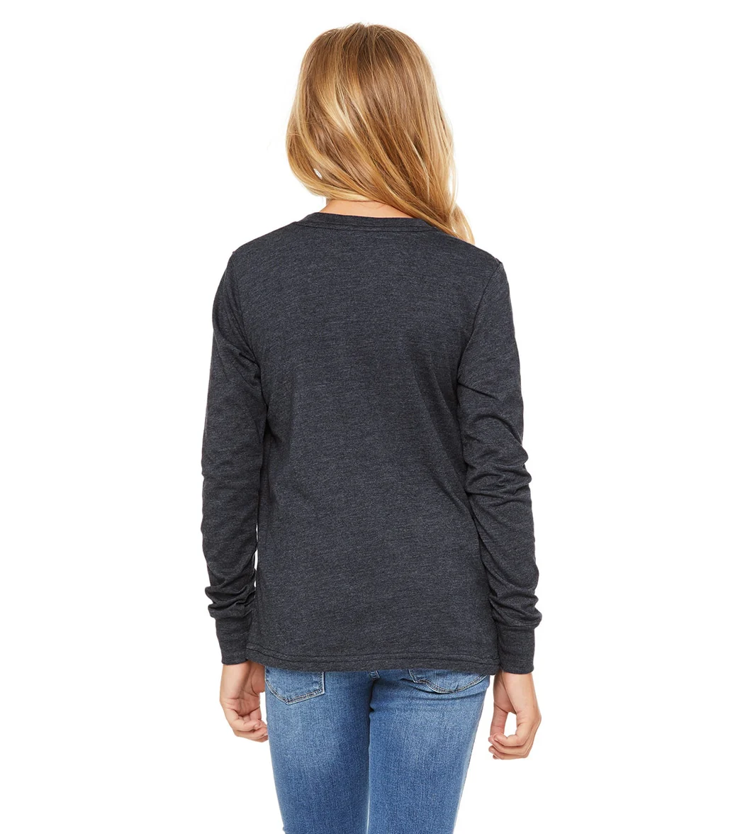 Bella + Canvas Youth Jersey Long Sleeve T-Shirt - Image 58