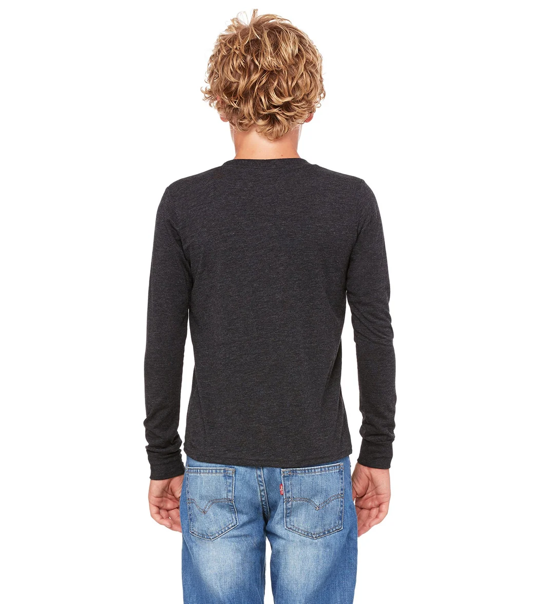 Bella + Canvas Youth Jersey Long Sleeve T-Shirt - Image 66