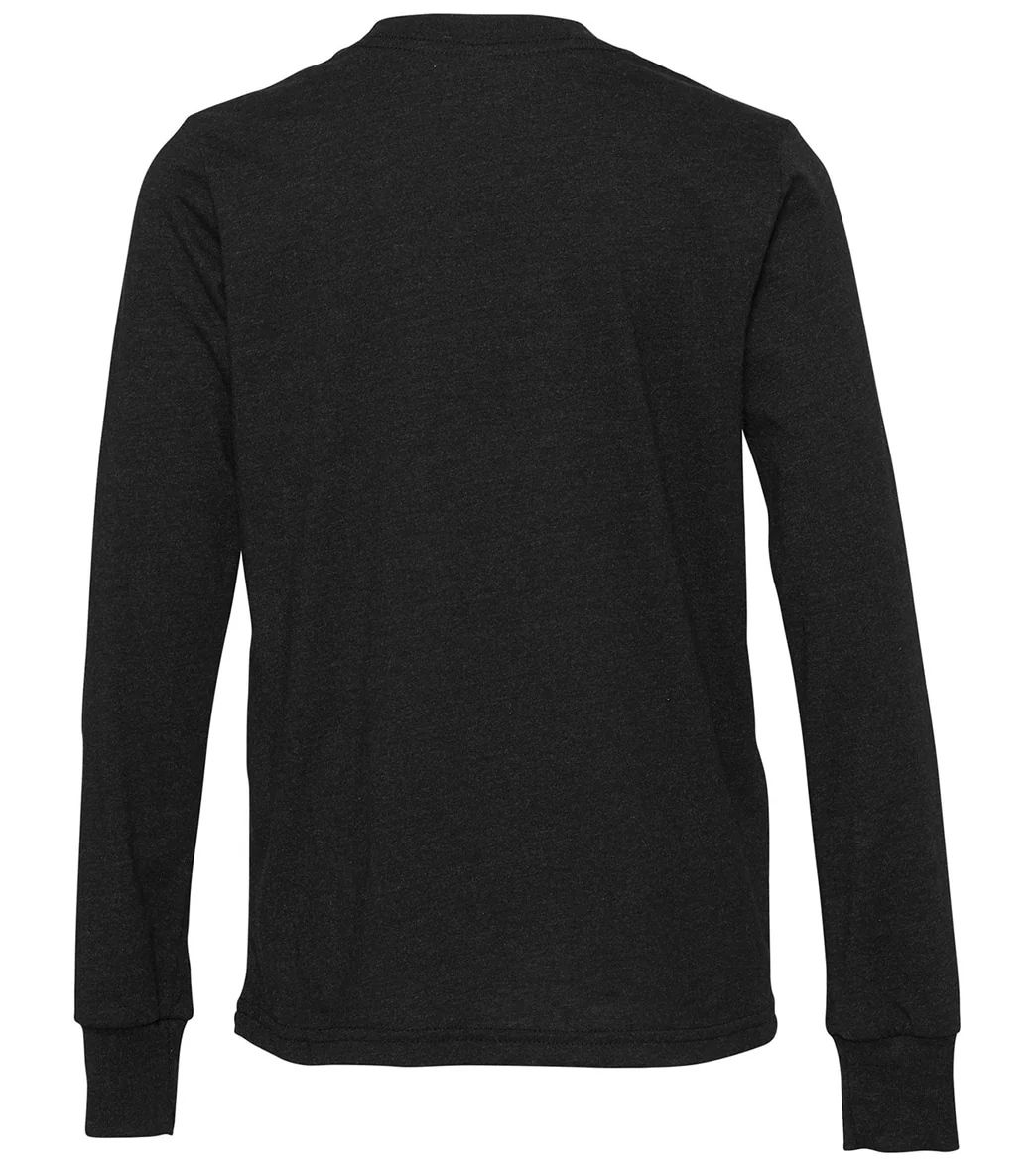 Bella + Canvas Youth Jersey Long Sleeve T-Shirt - Image 75