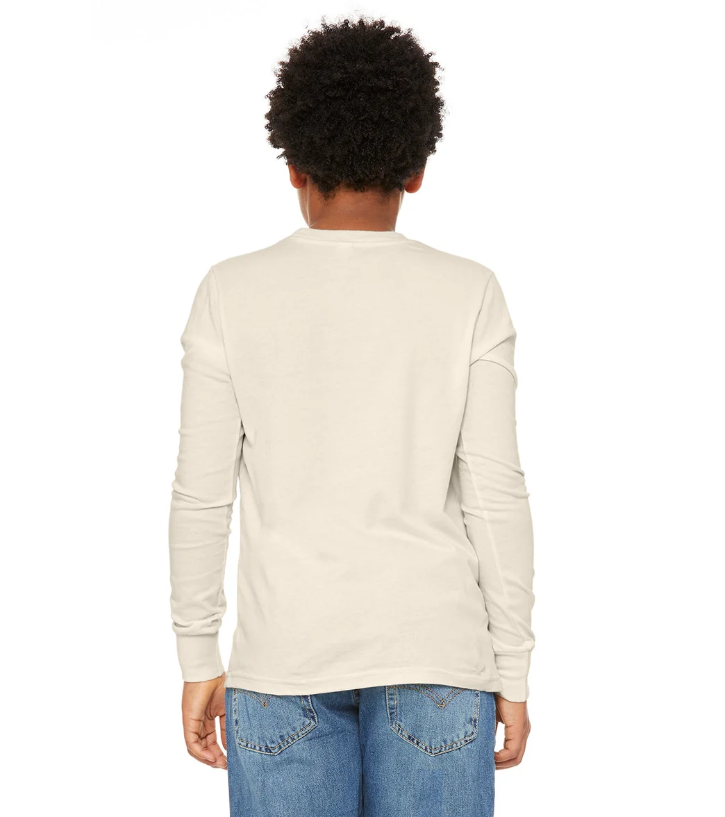 Bella + Canvas Youth Jersey Long Sleeve T-Shirt - Image 80