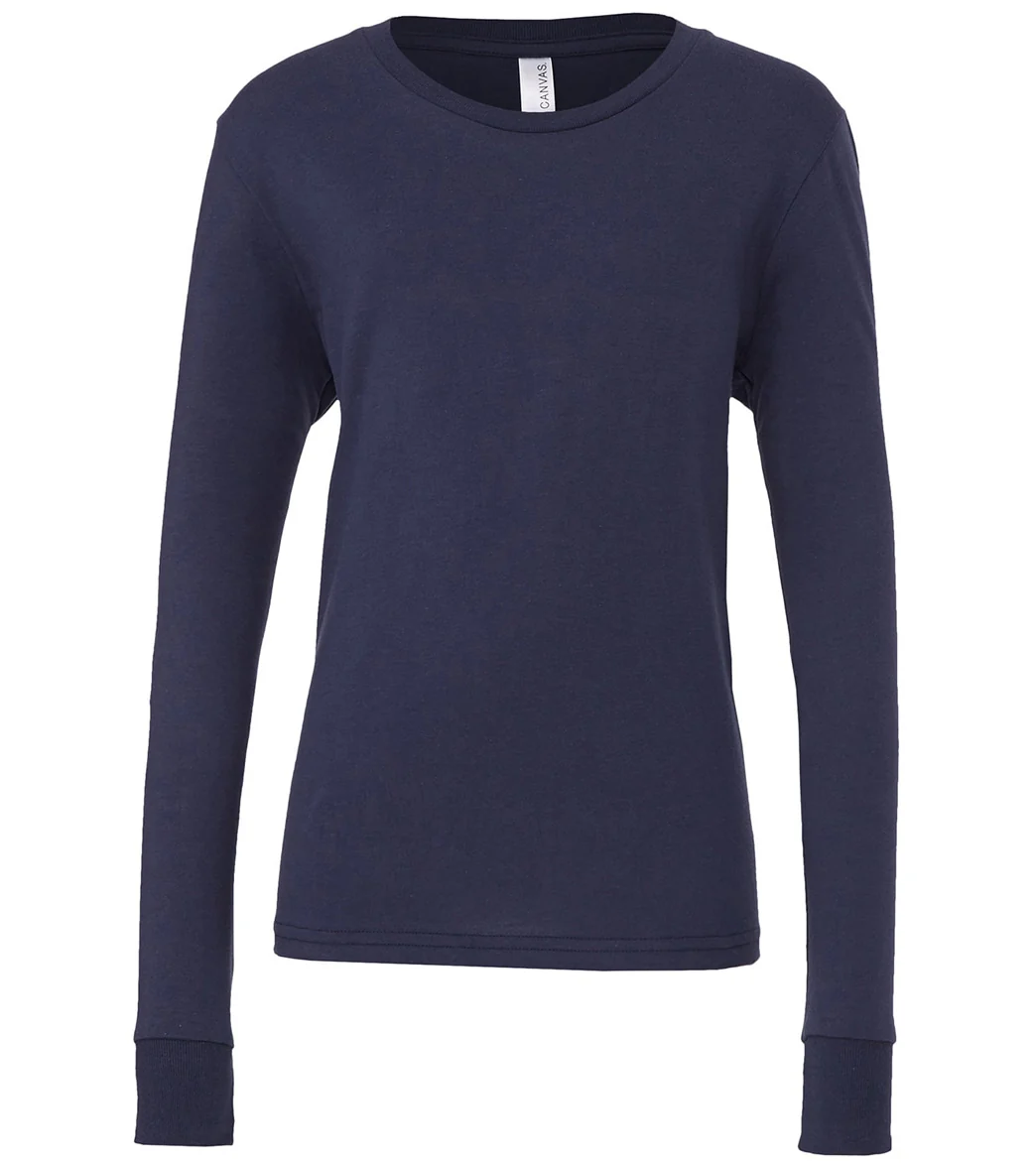 Bella + Canvas Youth Jersey Long Sleeve T-Shirt - Image 97