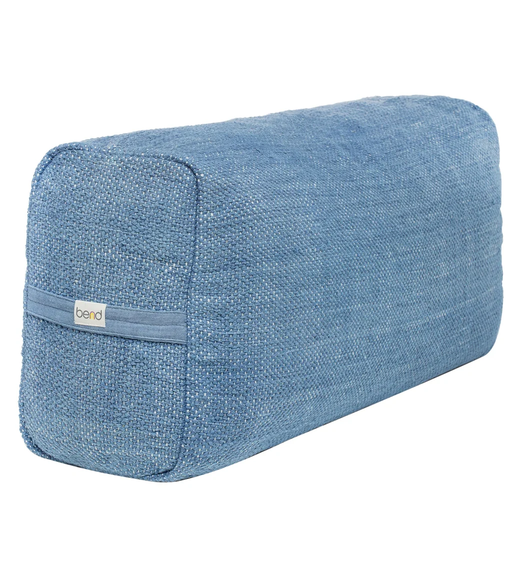 Bennd Yoga Indigo Ayurvedic Yoga Bolster - Image 5
