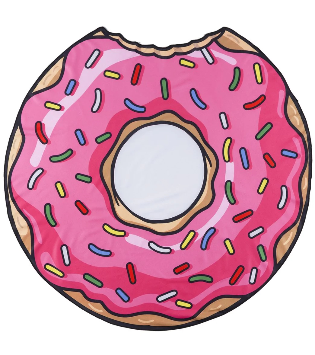 Big Mouth Toys Pink Donut Beach Blanket - Image 2