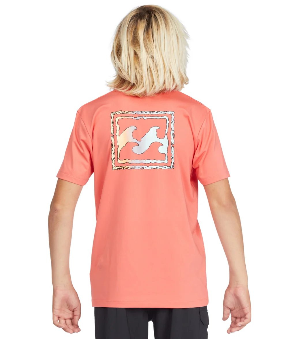 Billabong Boys' Crayon Wave Short Sleeve Surf Shirt (Big Kid) - Image 11