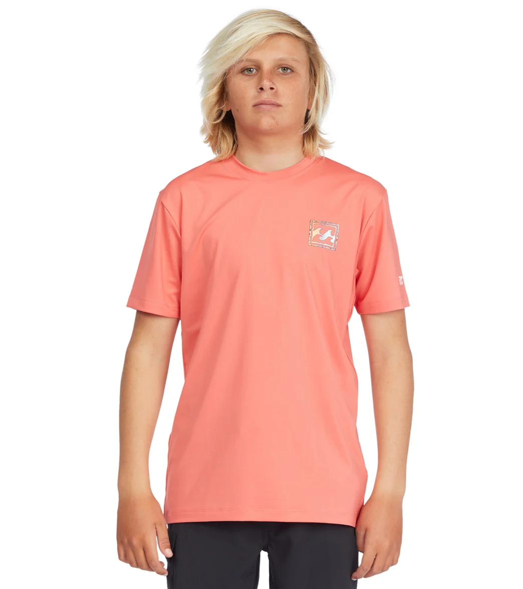 Billabong Boys' Crayon Wave Short Sleeve Surf Shirt (Big Kid) - Image 17