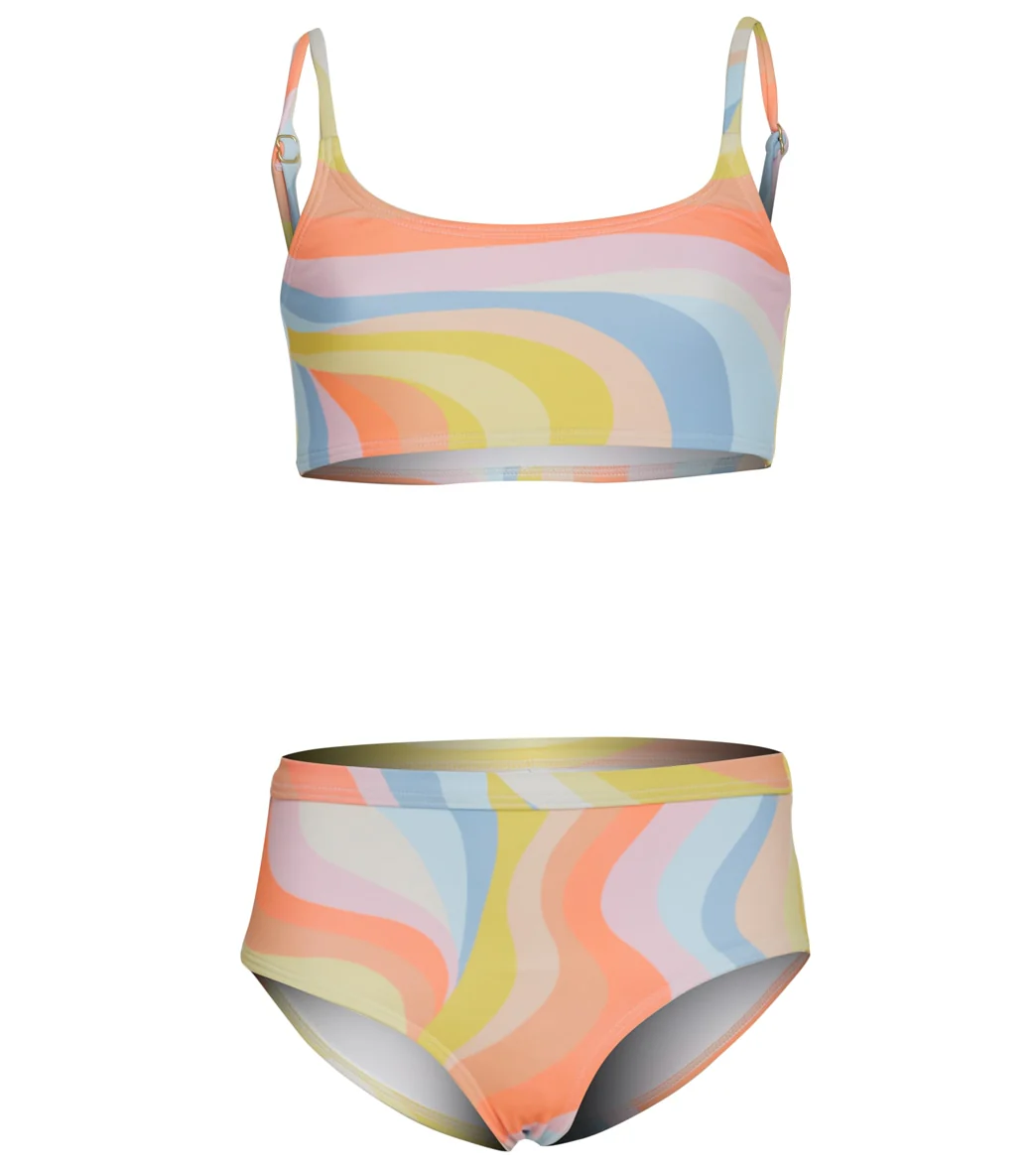 Billabong Girls' Groovy Road Crop Two Piece Bikini Set (Little Kid, Big Kid) - Image 4