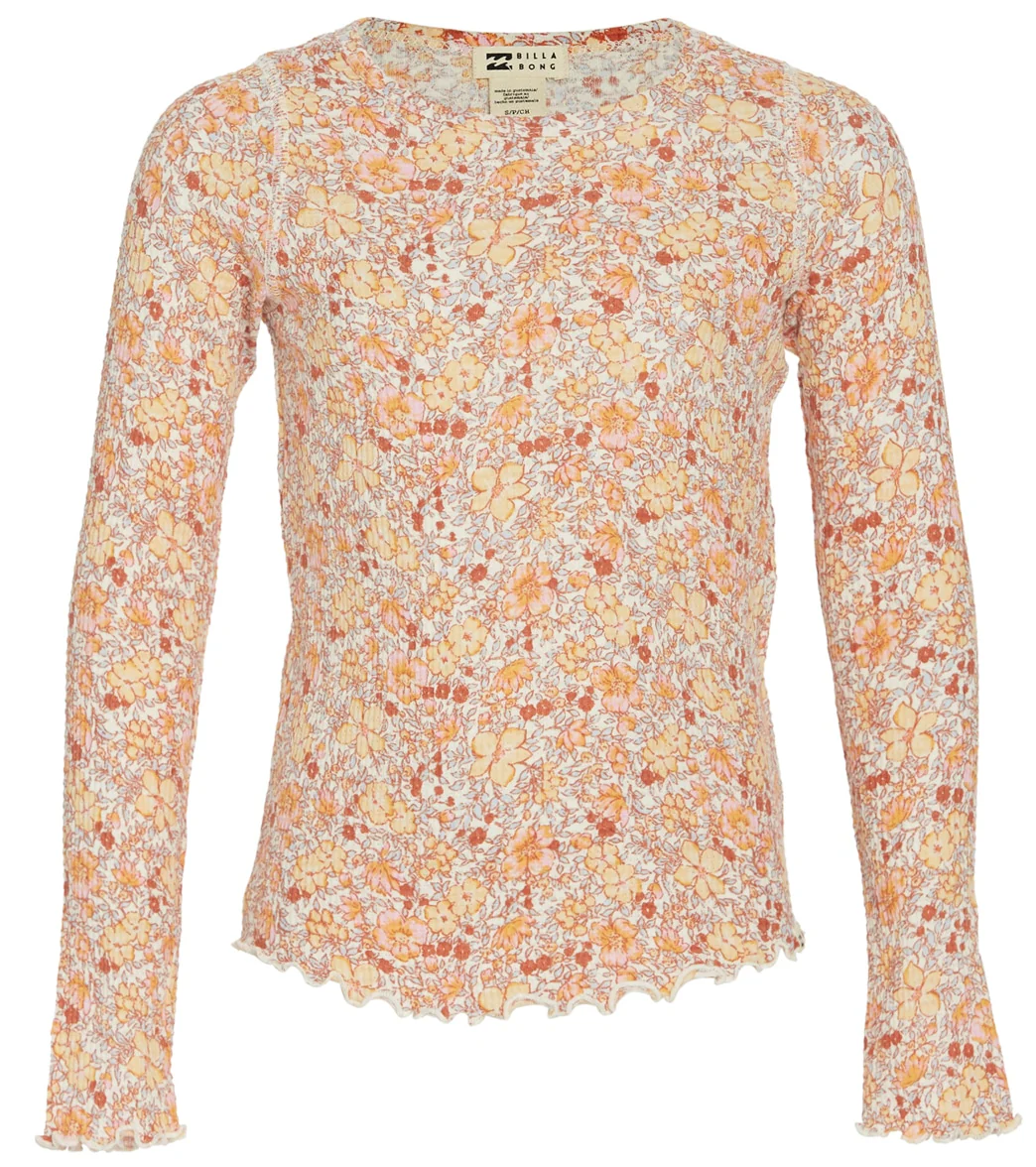 Billabong Girls' Picking Flowers Long Sleeve Top (Little Kid, Big Kid) - Image 5