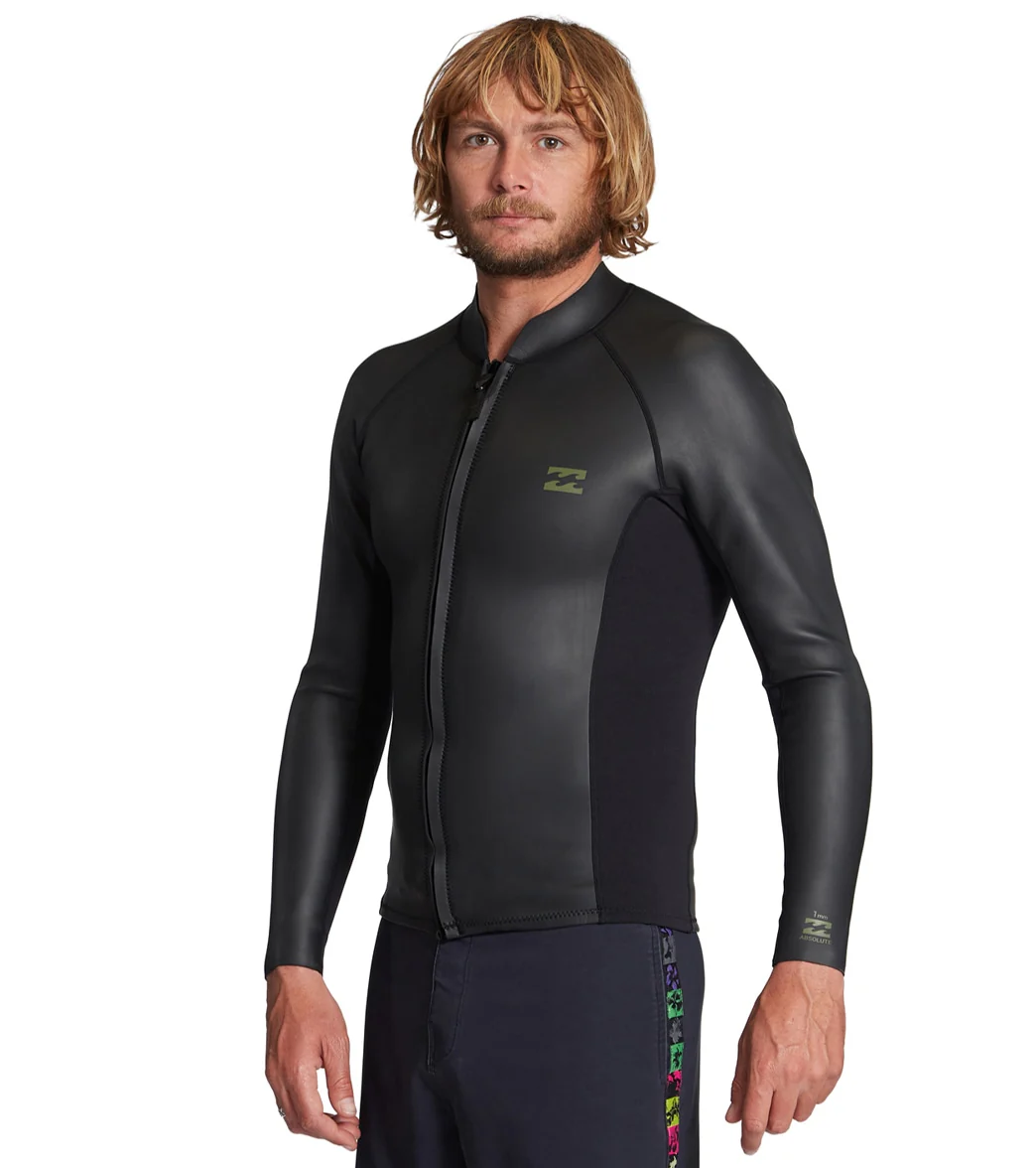 Billabong Men's 4/3mm Absolute GBS Front Zip Wetsuit Jacket - Image 2