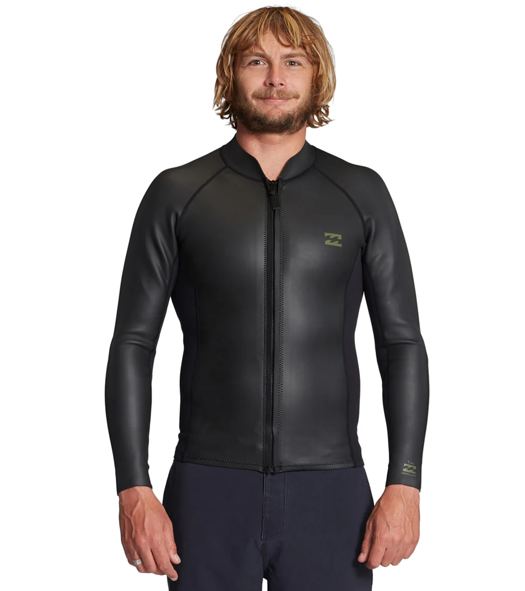 Billabong Men's 4/3mm Absolute GBS Front Zip Wetsuit Jacket - Image 8