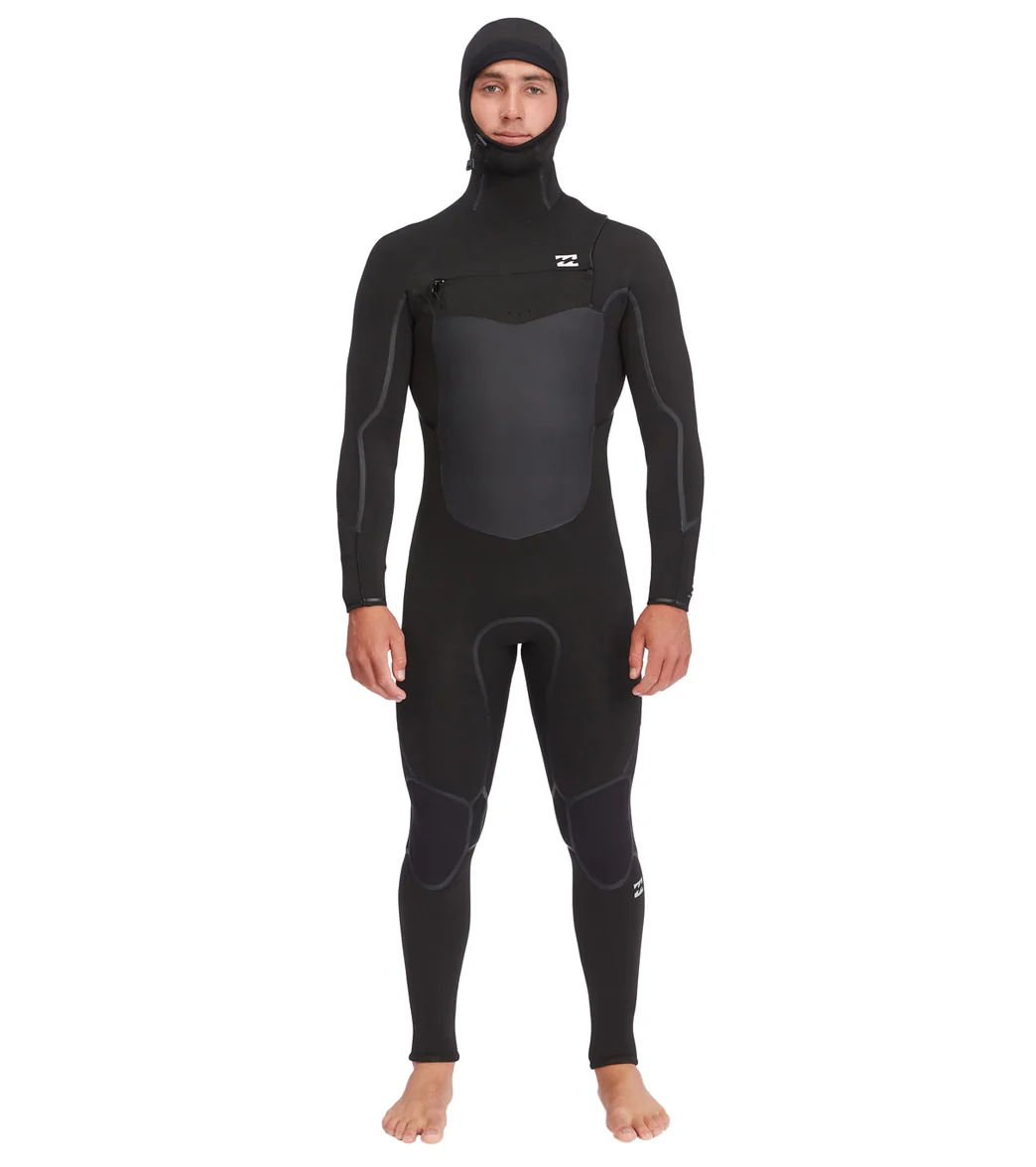 Billabong Men's 5/4mm Absolute Plus Chest Zip Hooded Fullsuit Wetsuit - Image 6