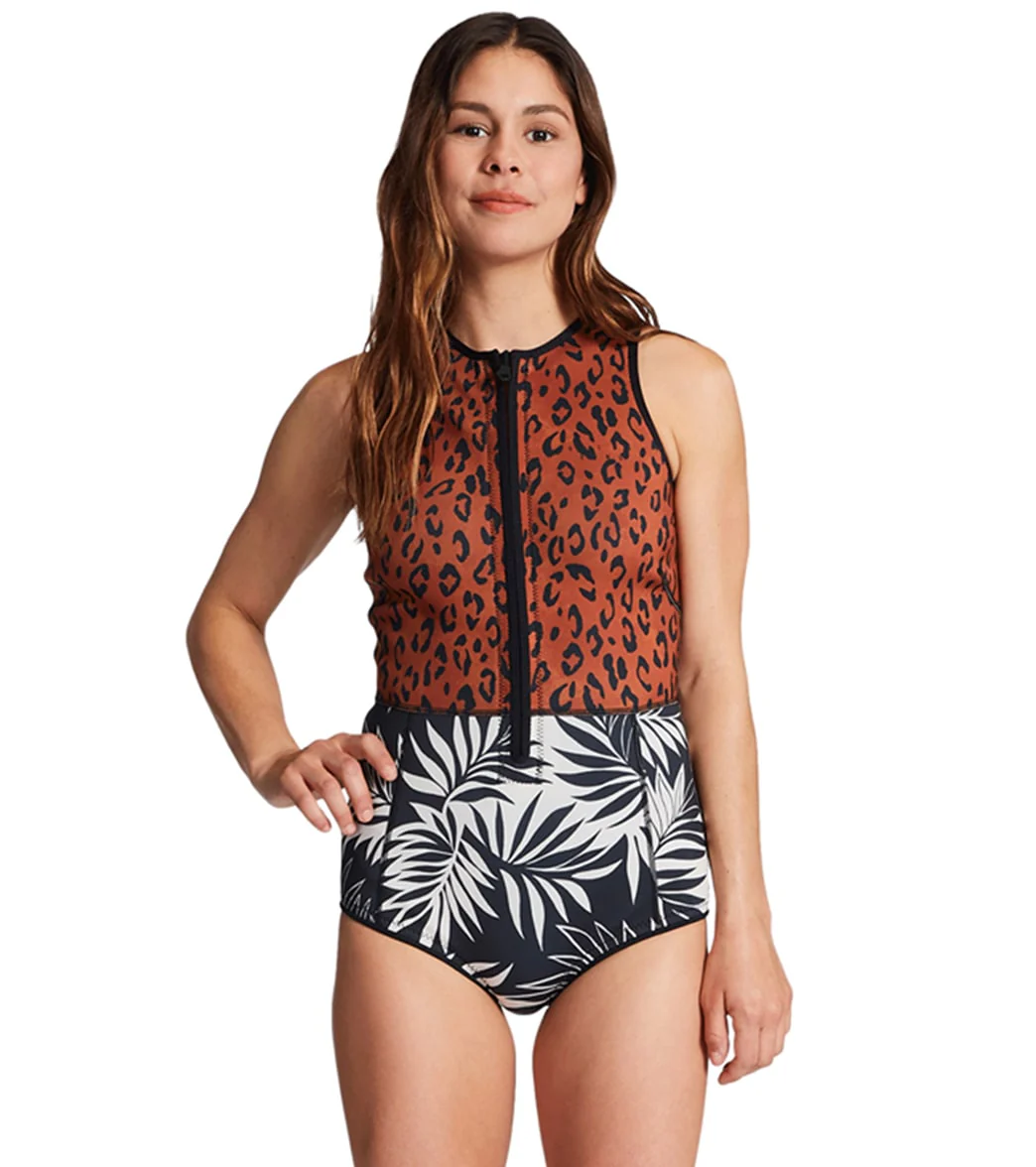 Billabong Women's 1mm Sol Sista Shorty Springsuit Wetsuit - Image 5