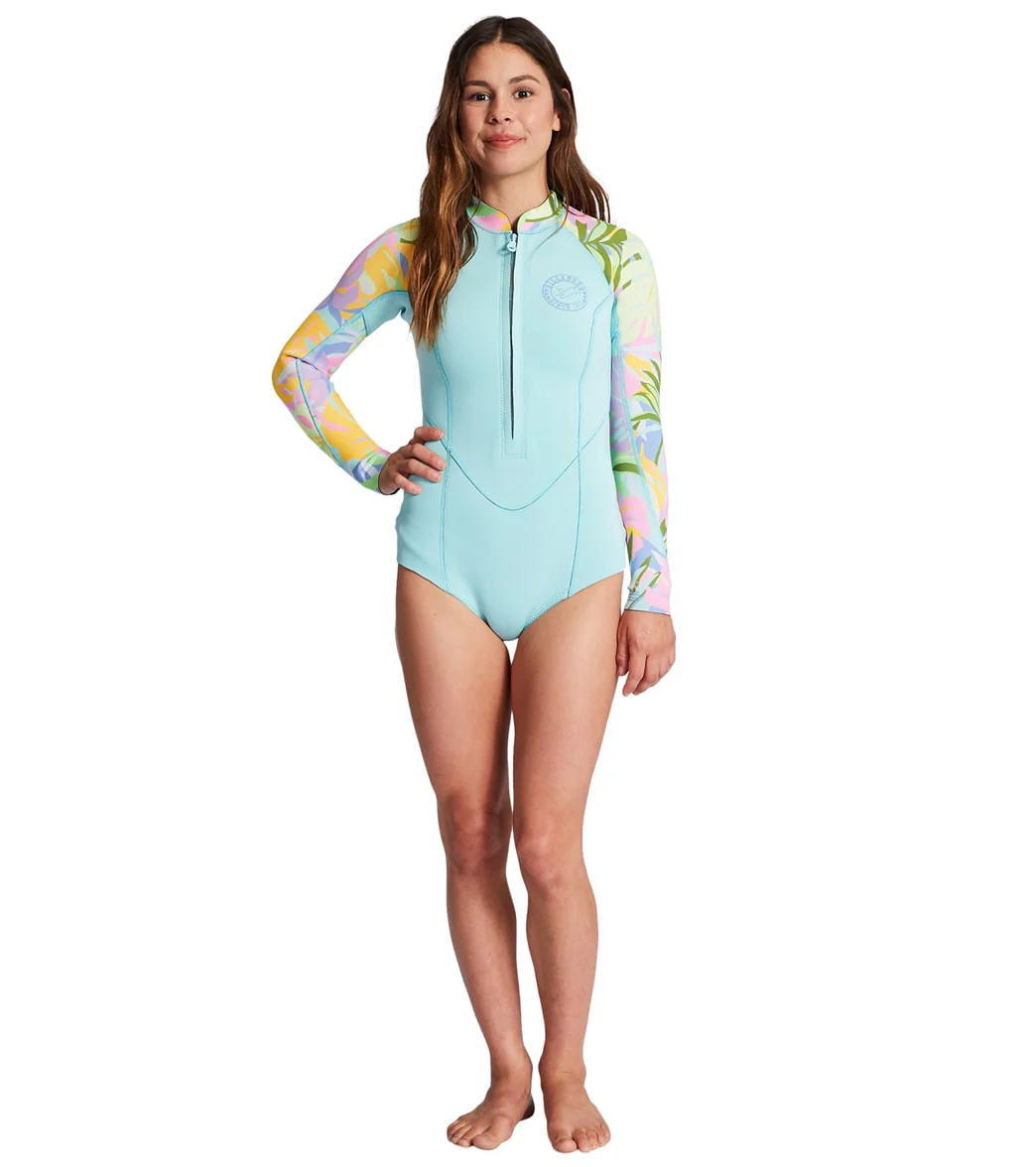 Billabong Women's 2/2mm Salty Dayz Long Sleeve Springsuit Wetsuit - Image 2