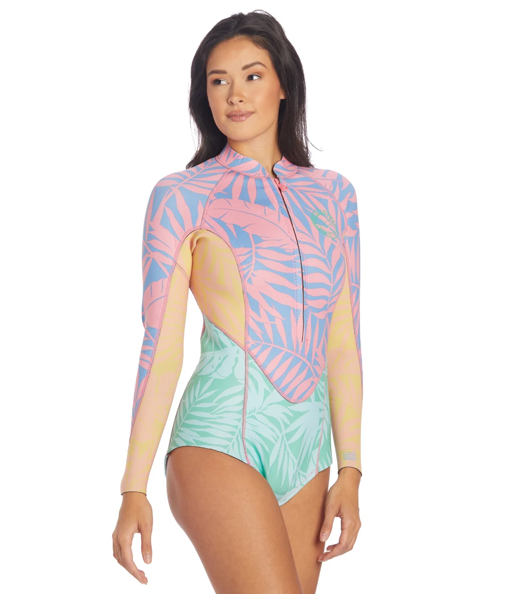 Billabong Women's 2/2mm Salty Dayz Long Sleeve Springsuit Wetsuit - Image 33