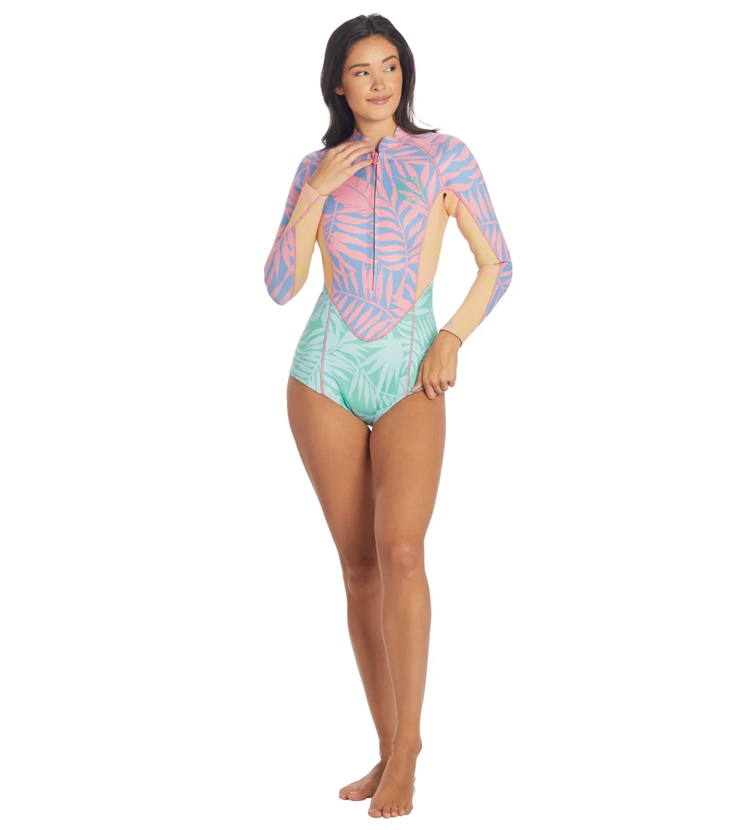 Billabong Women's 2/2mm Salty Dayz Long Sleeve Springsuit Wetsuit - Image 35