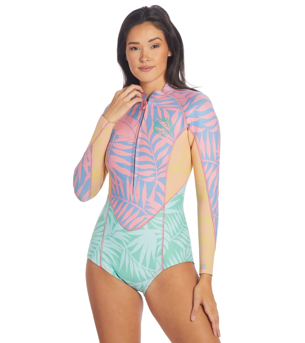 Billabong Women's 2/2mm Salty Dayz Long Sleeve Springsuit Wetsuit - Image 39