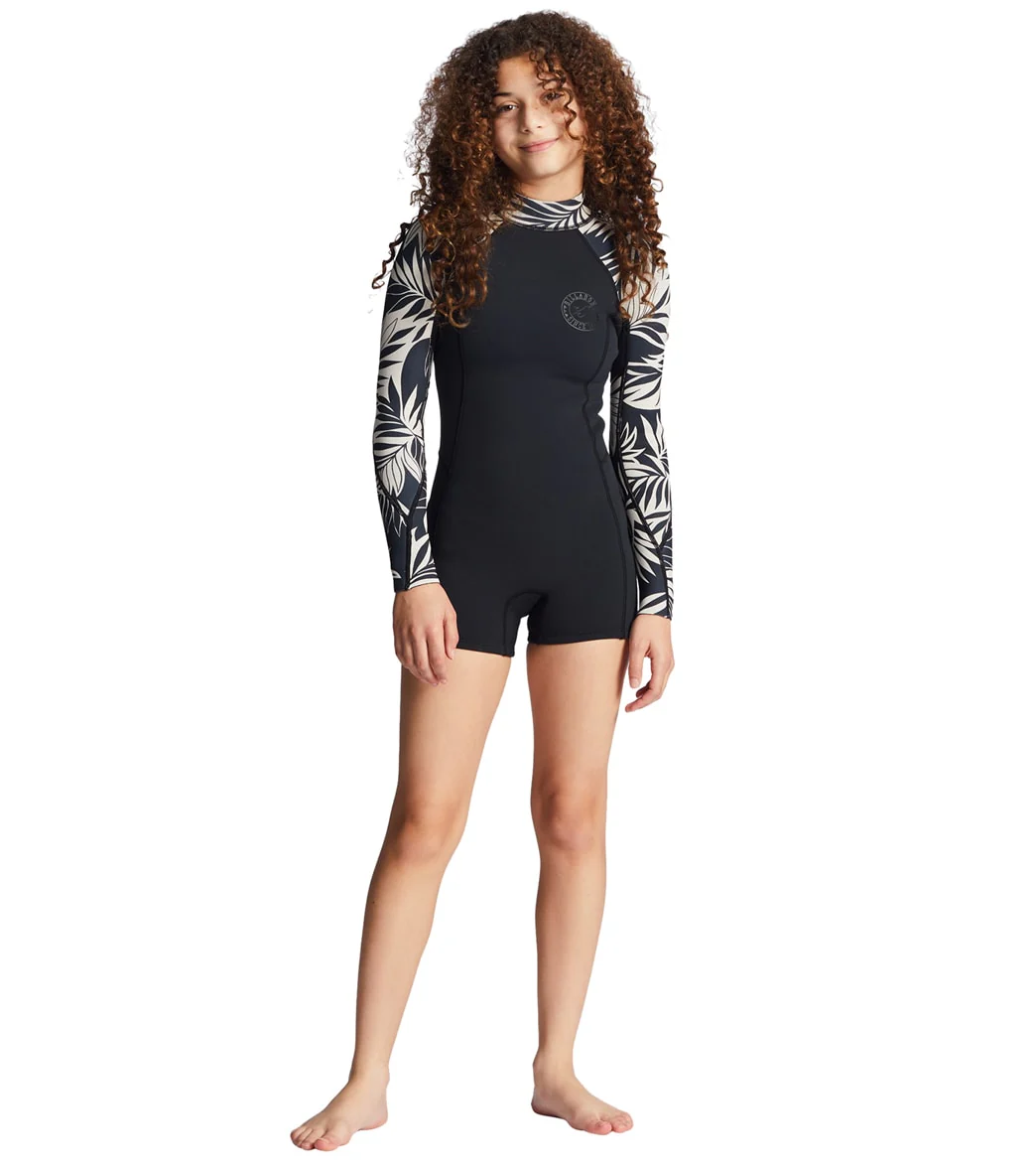 Billabong Women's 2/2mm Salty Dayz Long Sleeve Springsuit Wetsuit - Image 6