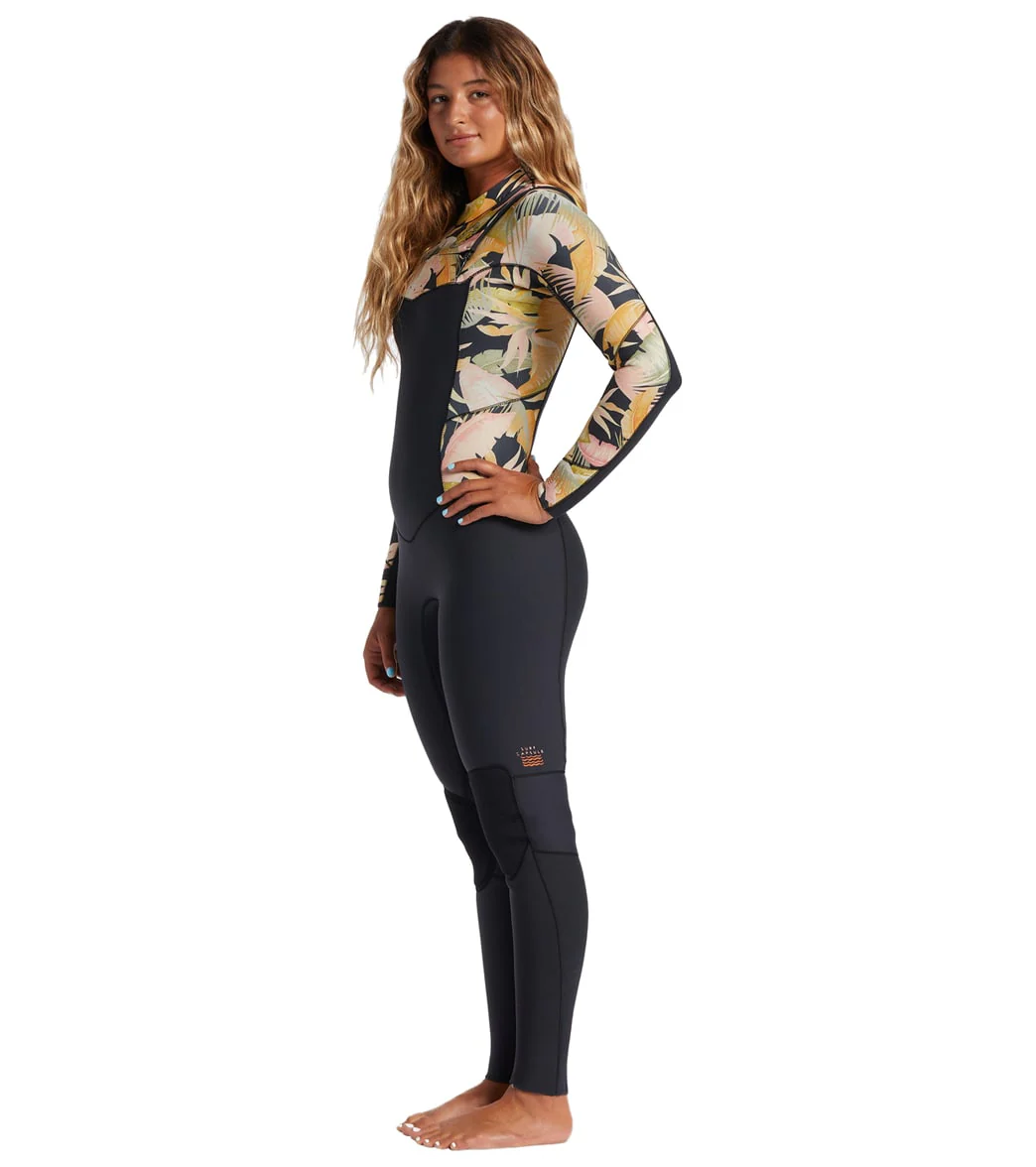 Billabong Women's 3/2mm Salty Dayz Chest Zip Fullsuit Wetsuit - Image 2